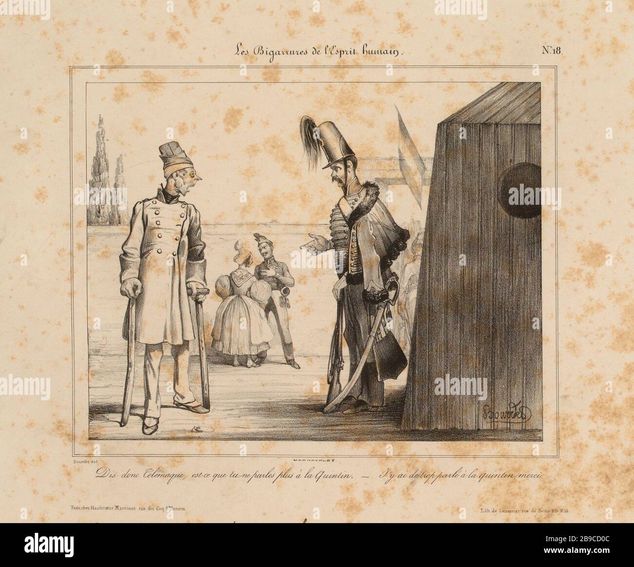 Sagen Sie mir Telemachus, ist, dass Sie nicht mehr mit Quitin [...] / Nr. 18 (wie aufgeführt) die Streifen des menschlichen Geistes (als Ganzes). Stockfoto