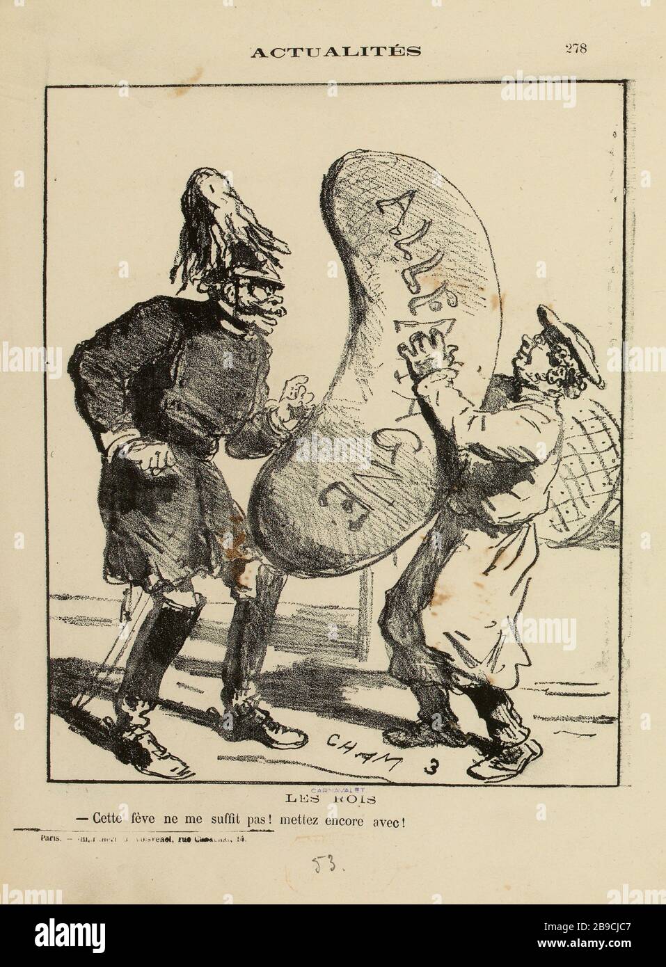 Die Könige. [...]. / 278 (eingetragener Titel) - Belagerung von Paris (insgesamt) Stockfoto