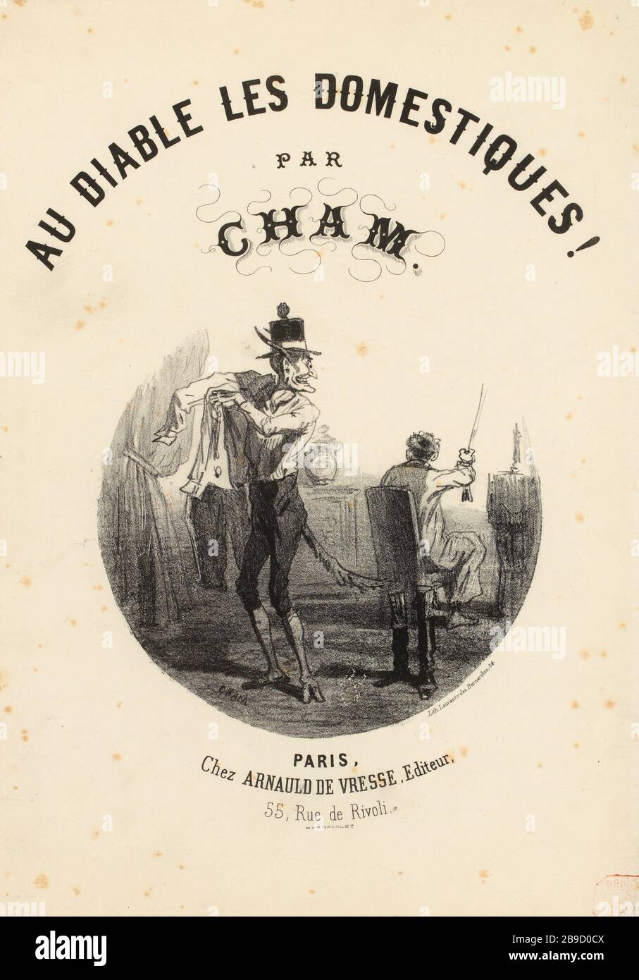 ! Verdammt das Haus [...] (Eingetragener Titel) Damn the Servants (wie alle)! Stockfoto