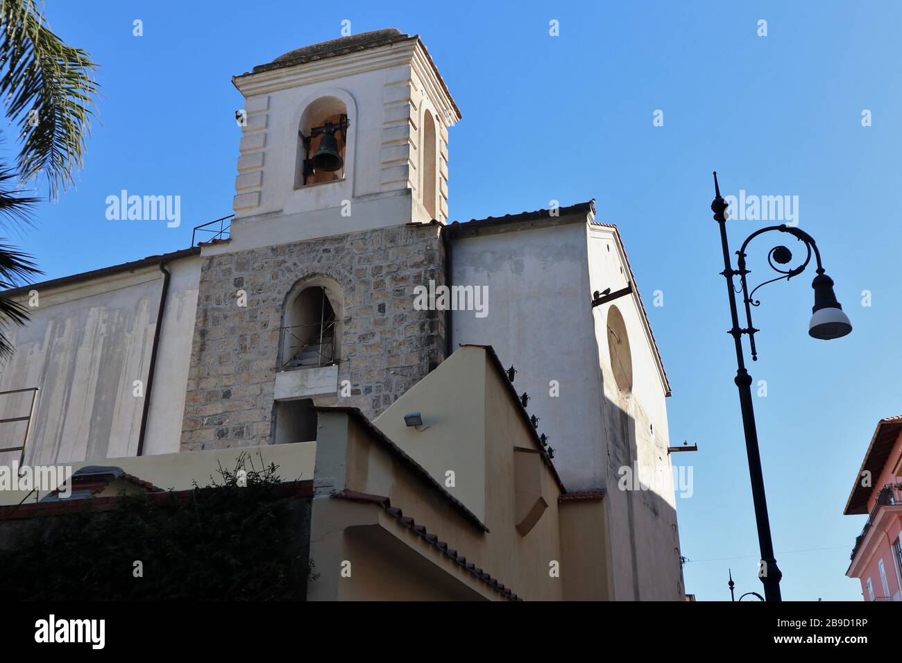 Sorrento - Campanile della chiesa dell'Annunziata Stockfoto