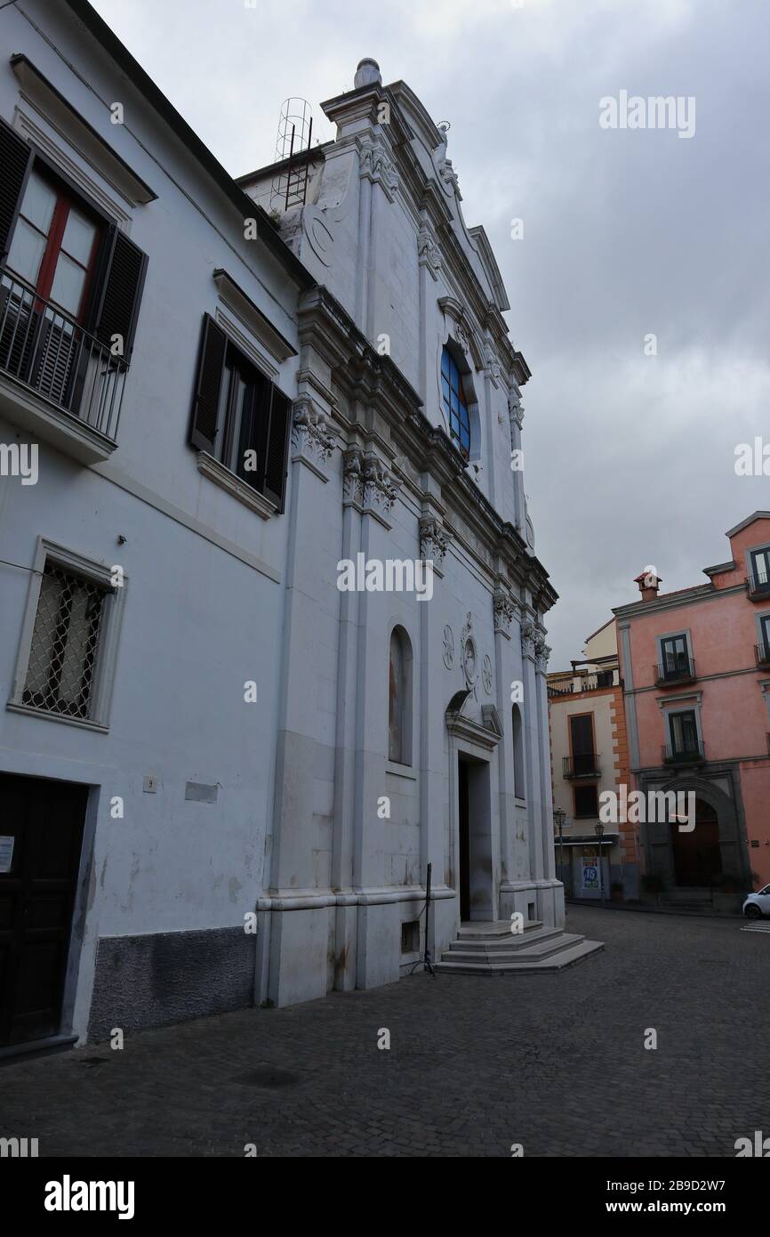 Sorrento - Chiesa di San Francesco Stockfoto