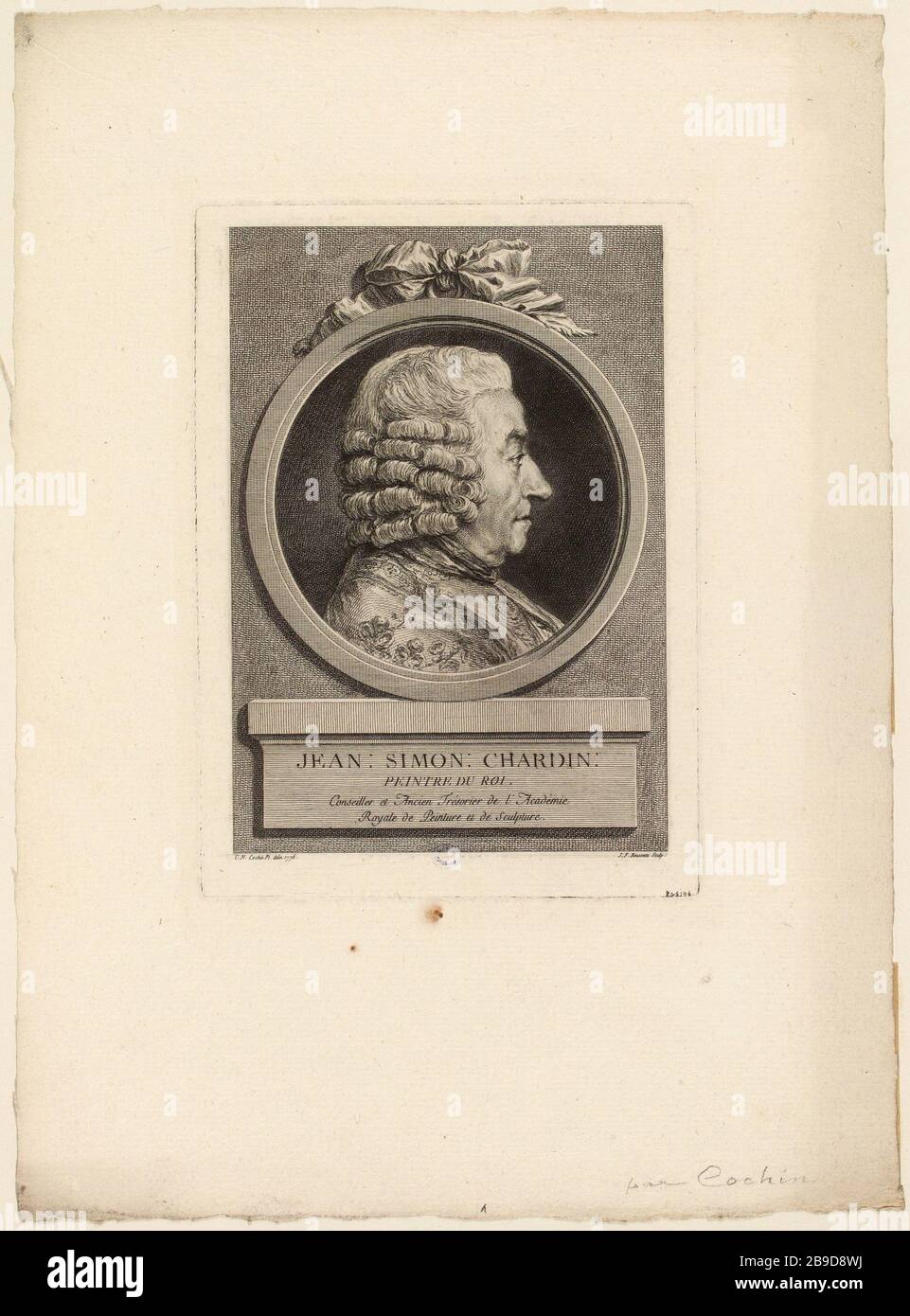 Jean Simon Chardin König Maler [...]. (Wie aufgeführt) Stockfoto