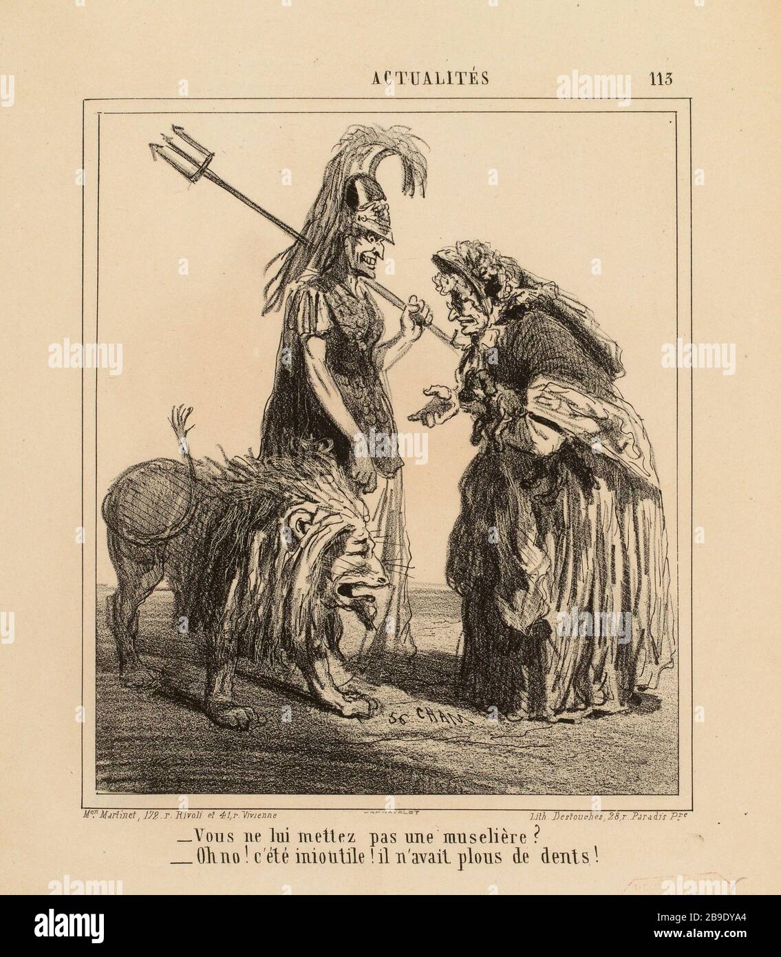 Sie legen keine Schnauze? / Oh nein! Diesen Sommer einfach unausrosten! Er hatte Pflauzähne (eingetragener Titel)! News (unter allen). Stockfoto