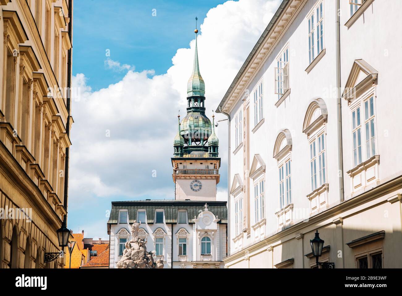 Altes Rathaus in Brünn, Tschechien Stockfoto