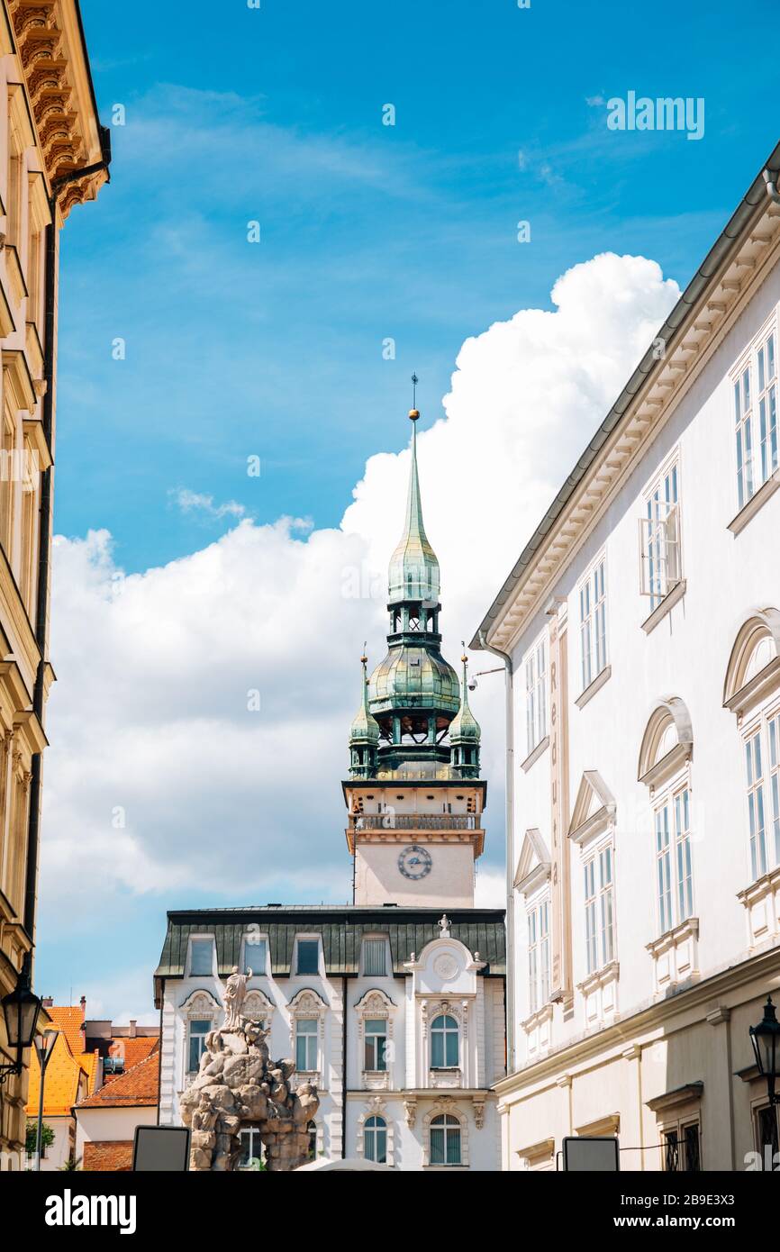 Altes Rathaus in Brünn, Tschechien Stockfoto