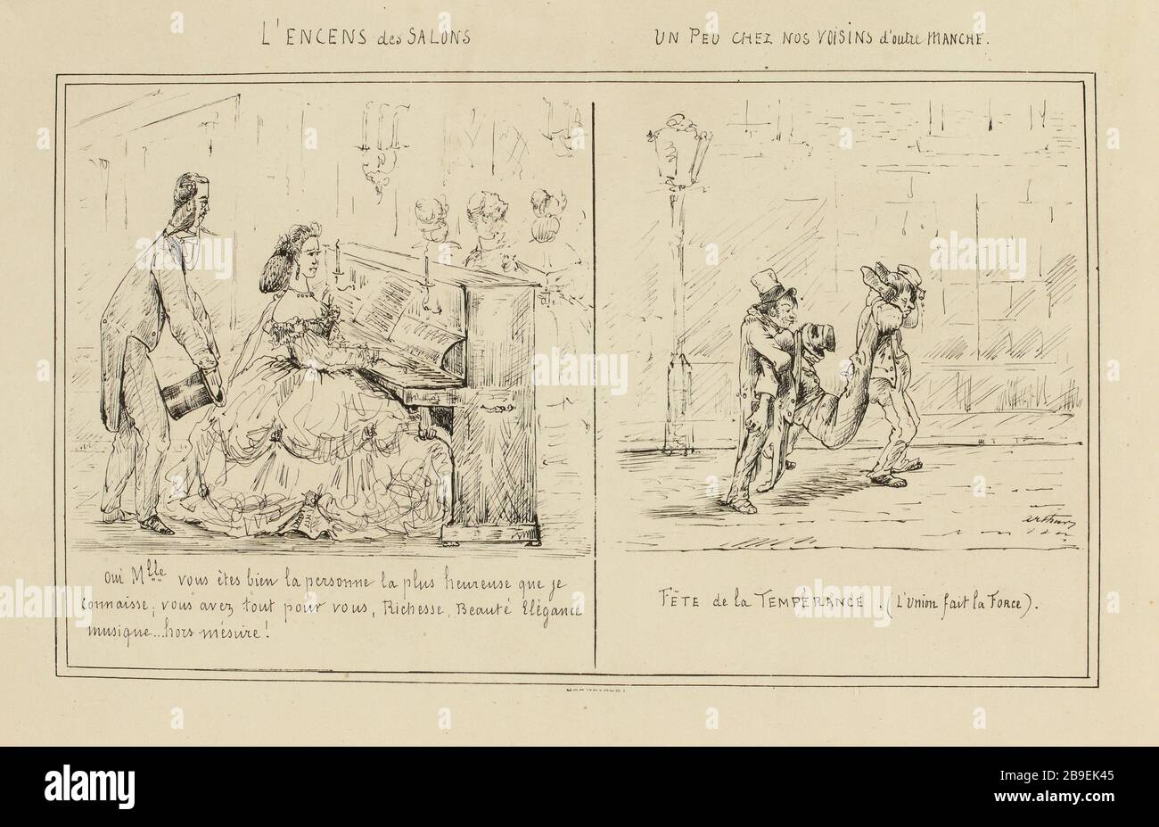 . Weihrauchsalons / nur unsere Nachbarn über den Kanal (wie aufgeführt) - überall oder die Absurditäten des Lebens. 3. Lieferung. (Insgesamt) Stockfoto