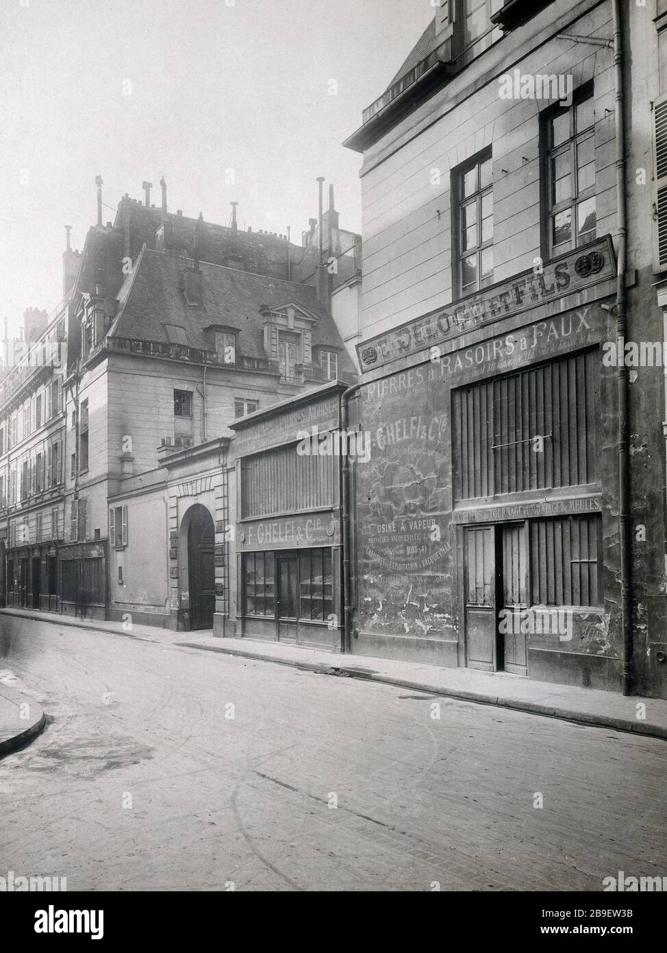 7 RUE CHARLOT - HOTEL VILLANTRY 7, Rue Charlot, hôtel de Villantroy. Paris (IIIème arr.). Paris, musée Carnavalet. Stockfoto