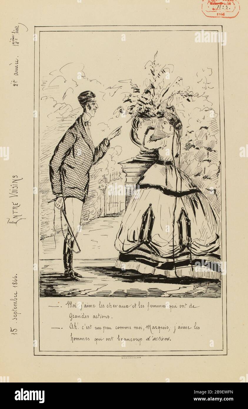 Zwischen Nachbarn (listed Security (Brief))) ein bisschen überall das lächerliche Leben (listed Security (Brief)) Stockfoto