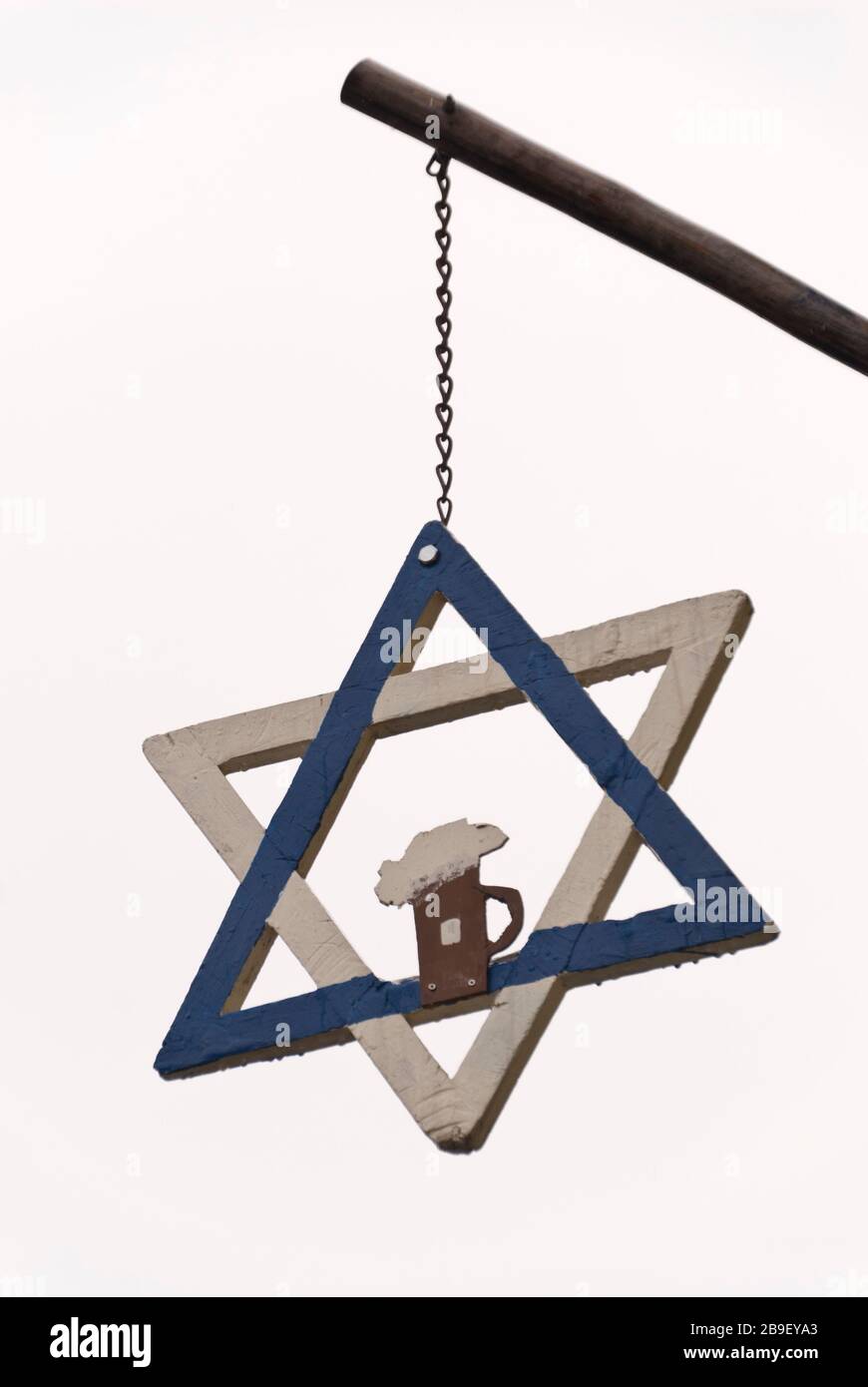 Traditionelle Bierbrauerei Zoigl in der Oberpfalz in Deutschland Stockfoto