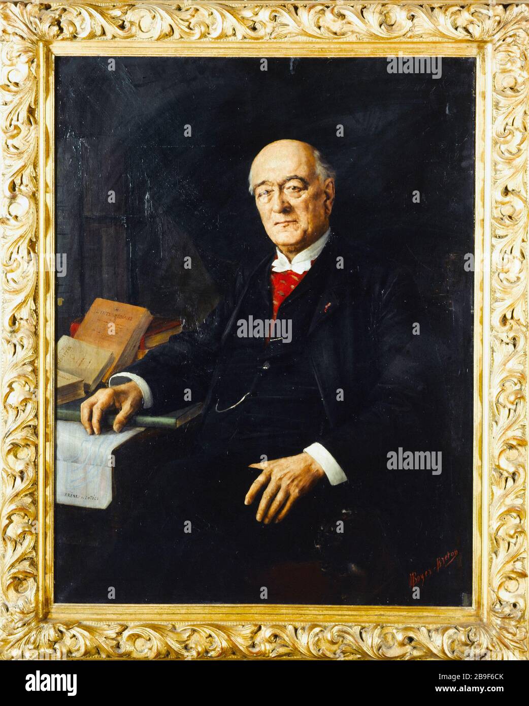 Charles Las Marthe Boyer-Breton (1879-1926). 'Charles Read (1819-1898), écrivain et historien anglais'. Huile sur toile. Paris, musée Carnavalet. Stockfoto