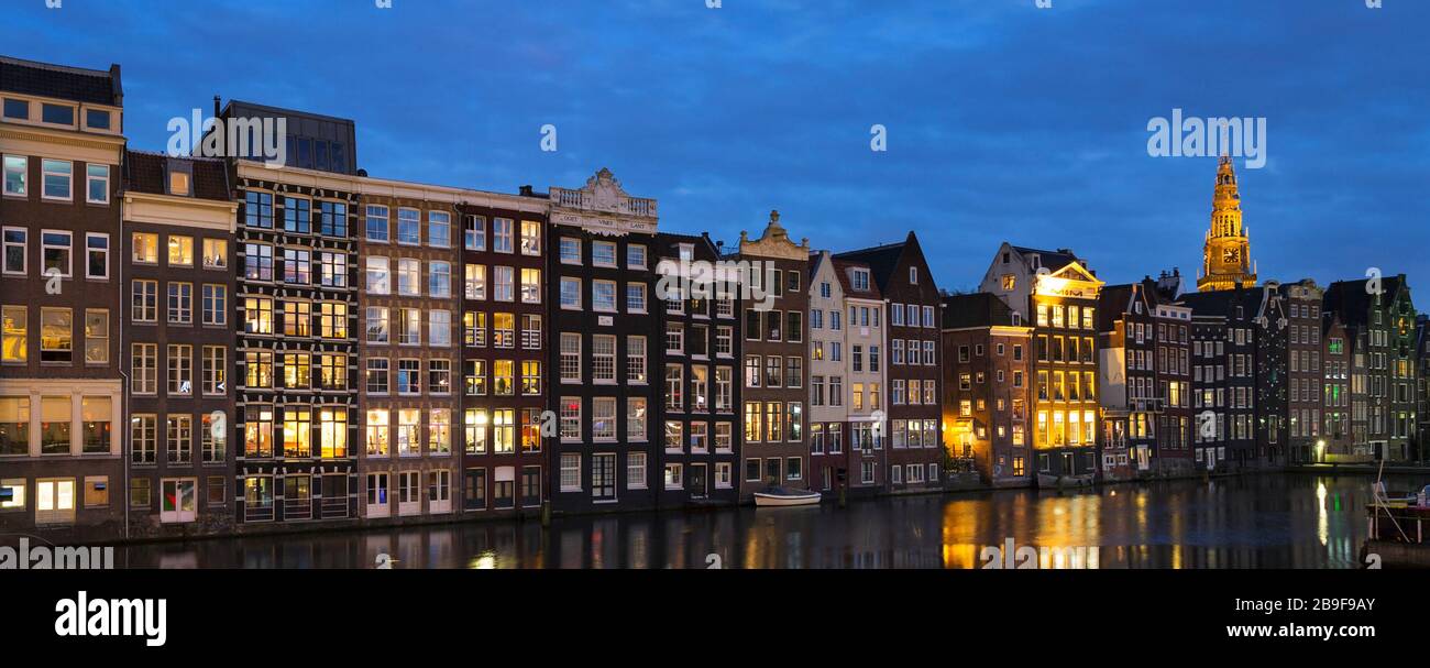 Berühmter Ort in Amsterdam, Holland Stockfoto