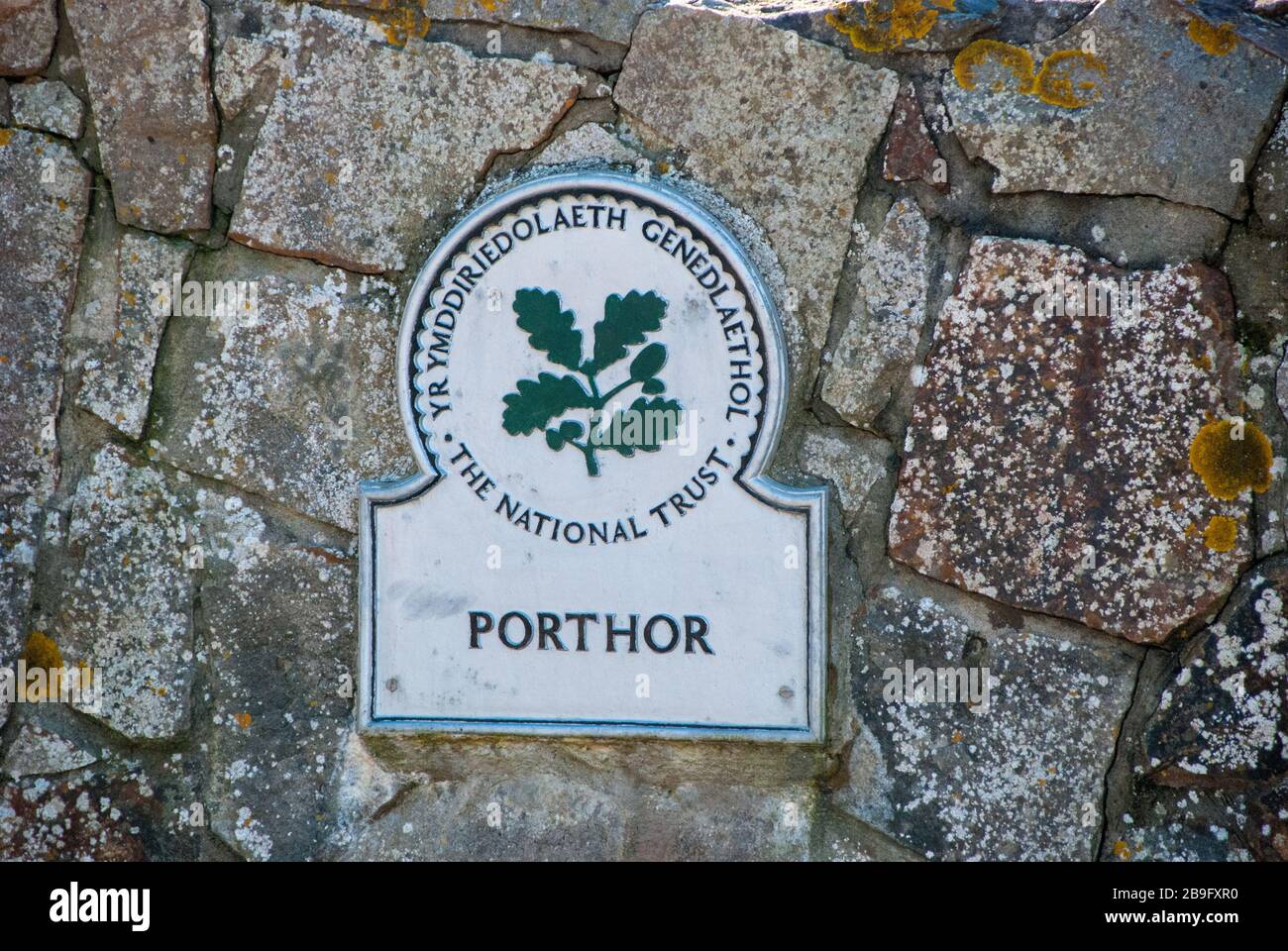 Porthor Beach NEAT Aberdaron in Wales, Großbritannien Stockfoto