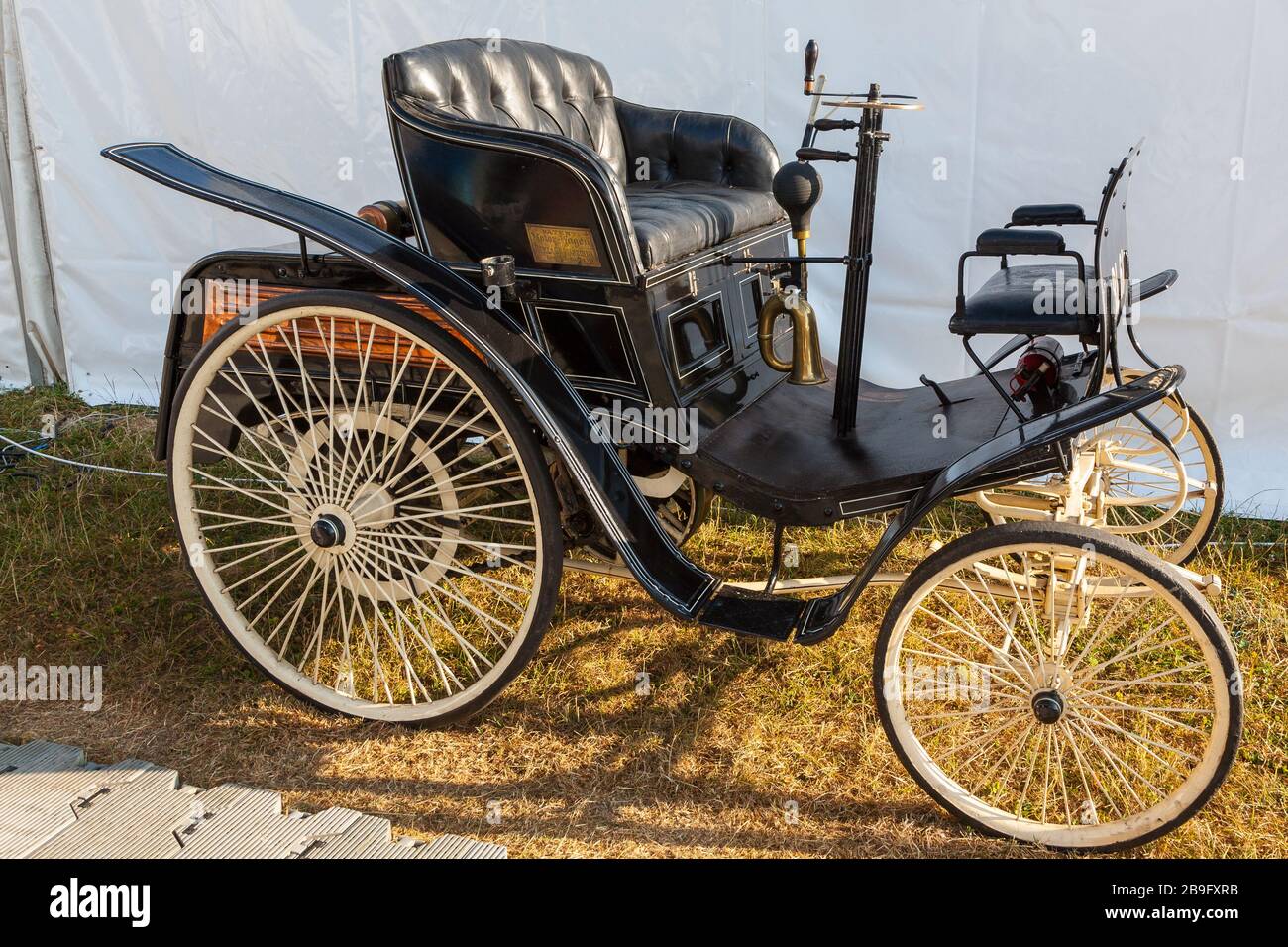 Der Benz Velo aus dem Jahr 1894 war das erste Serienauto der Welt. Goodwood Festival of Speed 2018 Stockfoto