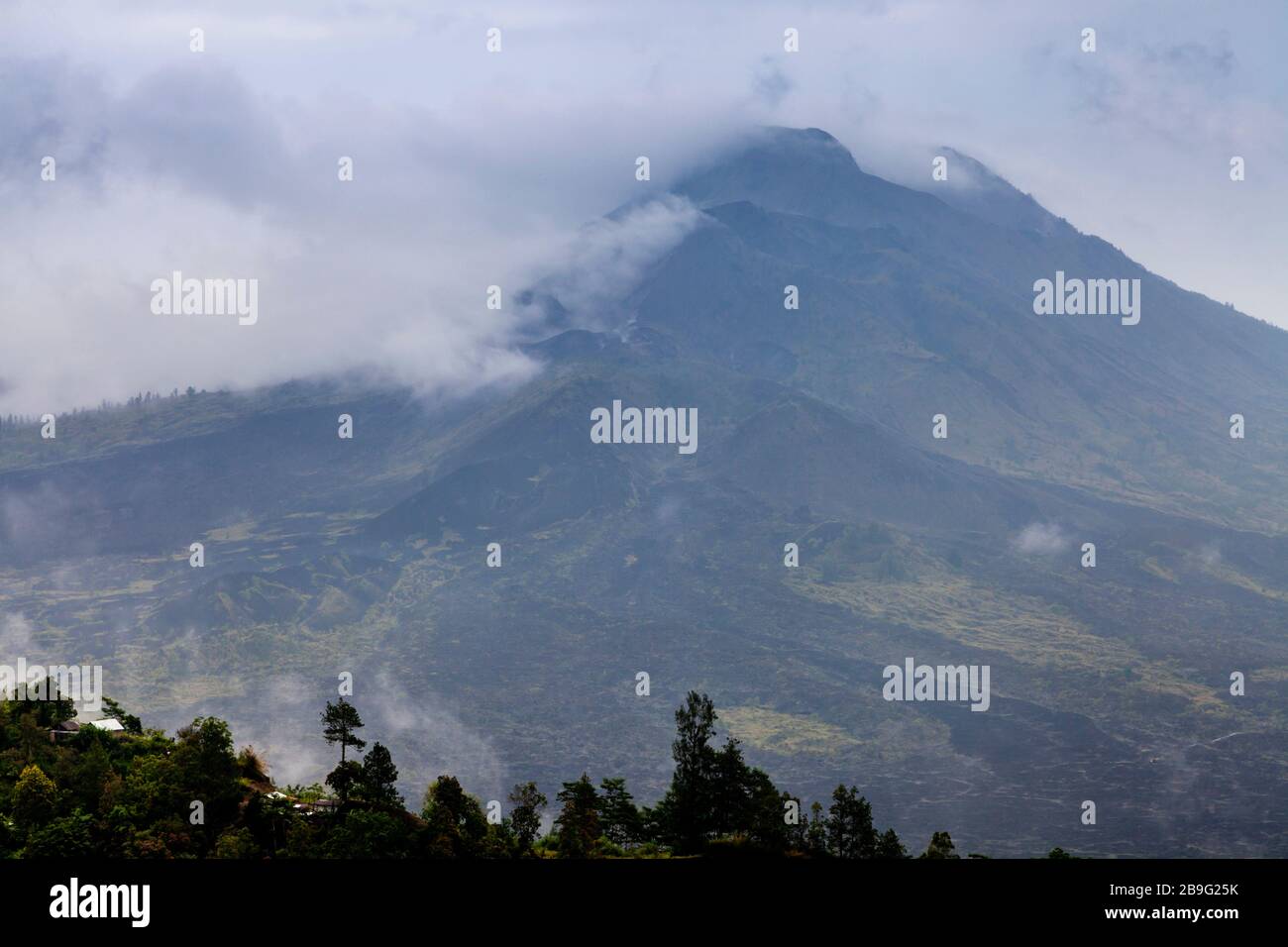 Kintamani Geopark Volcano, Bali, Indonesien. Stockfoto