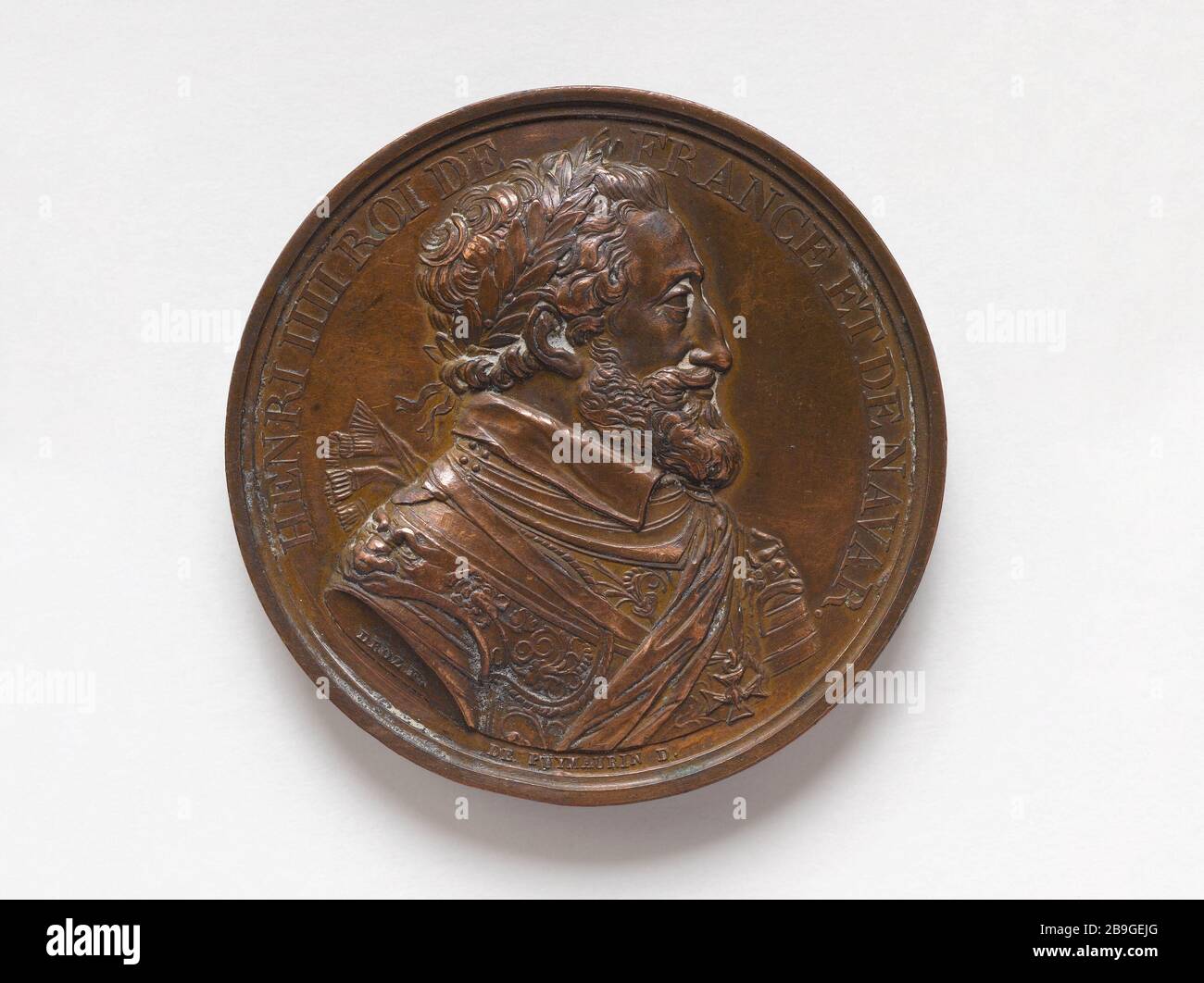 Eintritt von Ludwig XVIII. Nach Paris, 3. Mai 1814 Jean-Pierre Droz (170-1823). "Entrée de Louis XVIII à Paris, 3 Mai 1814". Bronze, 1814. Paris, musée Carnavalet. Stockfoto