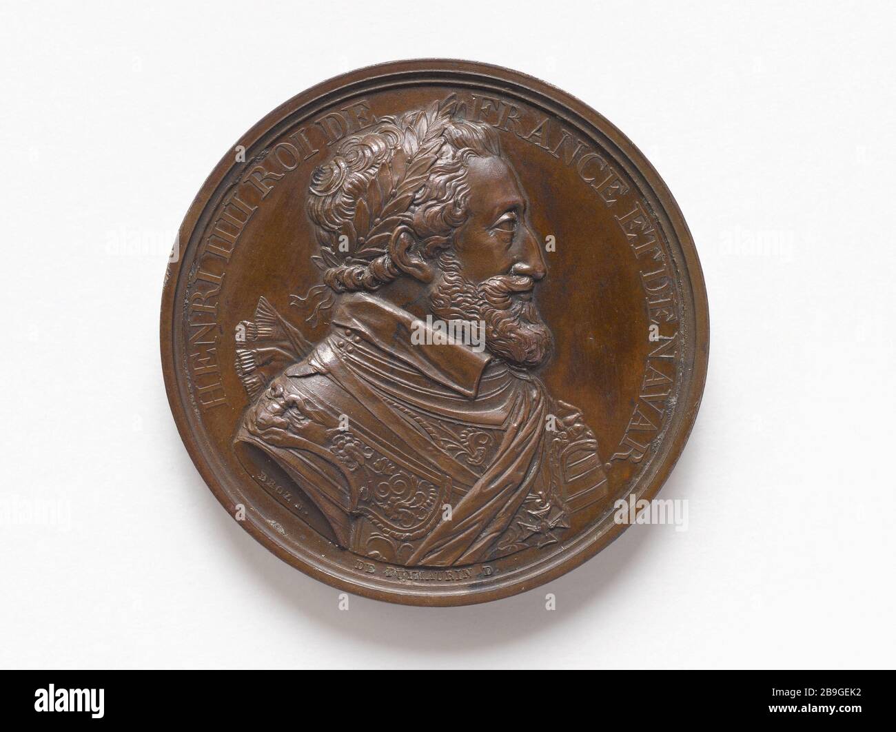 Eintritt von Ludwig XVIII. Nach Paris, 3. Mai 1814 Jean-Pierre Droz (170-1823). "Entrée de Louis XVIII à Paris, 3 Mai 1814". Bronze, 1814. Paris, musée Carnavalet. Stockfoto