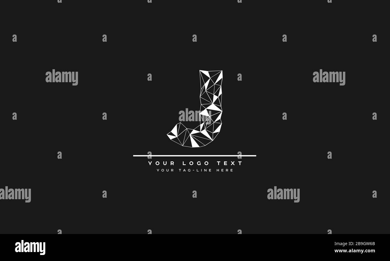 J, JJ Letter Logo Design mit kreativer moderner, trendiger Typografie Stock Vektor
