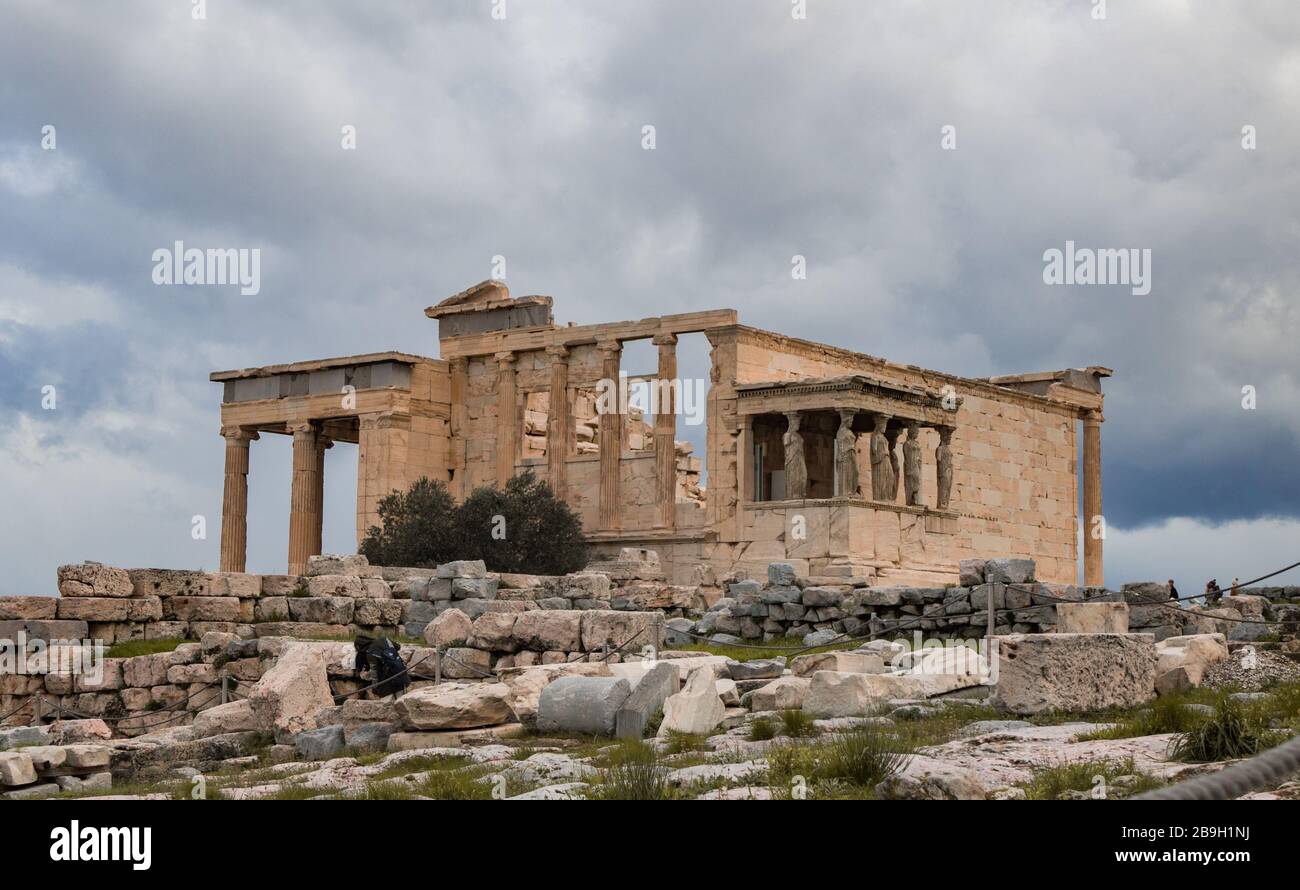 Erechtheion Stockfoto