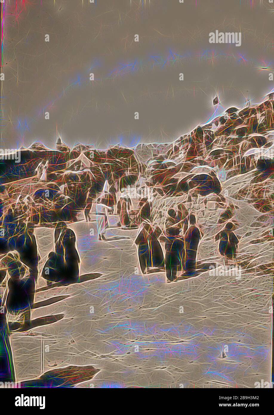 Frauen bei Neby Mousa, Nebi Musa Prozession 1900, Nabi Musa ist der