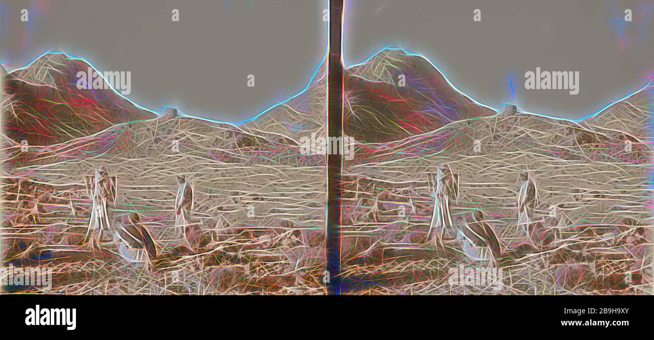 Zum Sinai, über das Rote Meer, Tor, und Wady Hebran. Hügel von Aaron. 1900, Ägypten, Sinai Stockfoto