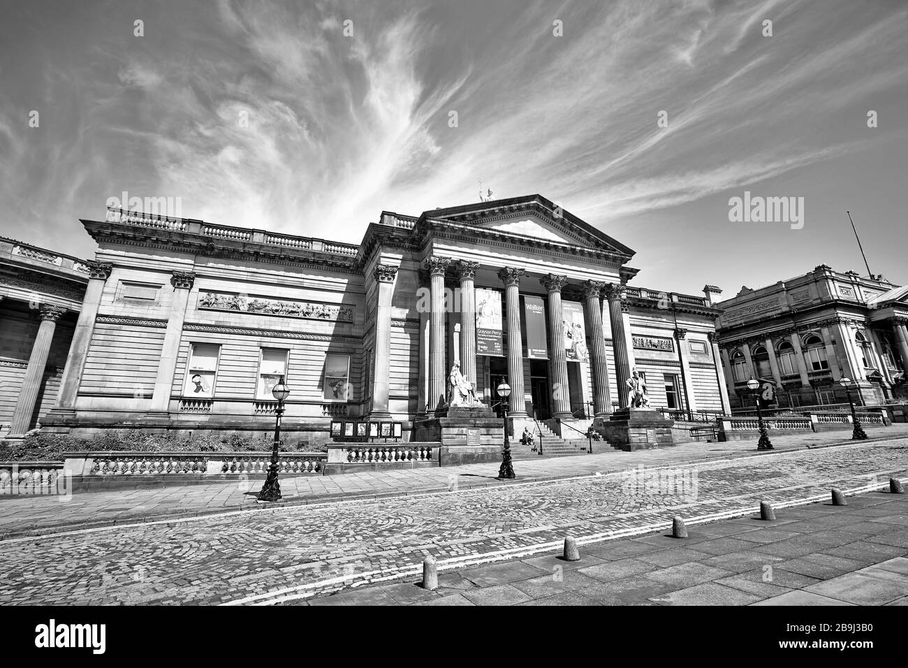 Die historische Walker Art Gallery in der William Brown Street in Liverpool, England, Großbritannien Stockfoto