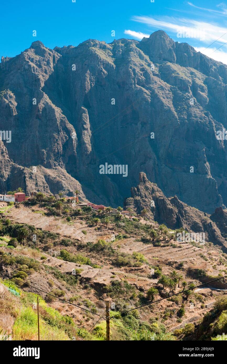 Teneriffa Masca Schlucht, Teneras, Masca-Canyon Stockfoto