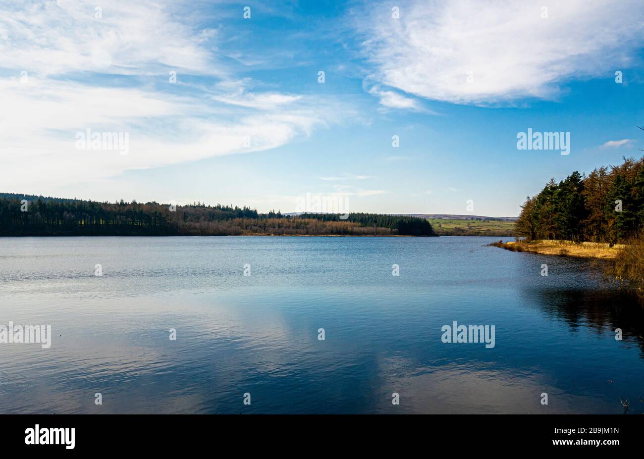 Fewston Reservoir, North Yorkshire, Großbritannien. Stockfoto