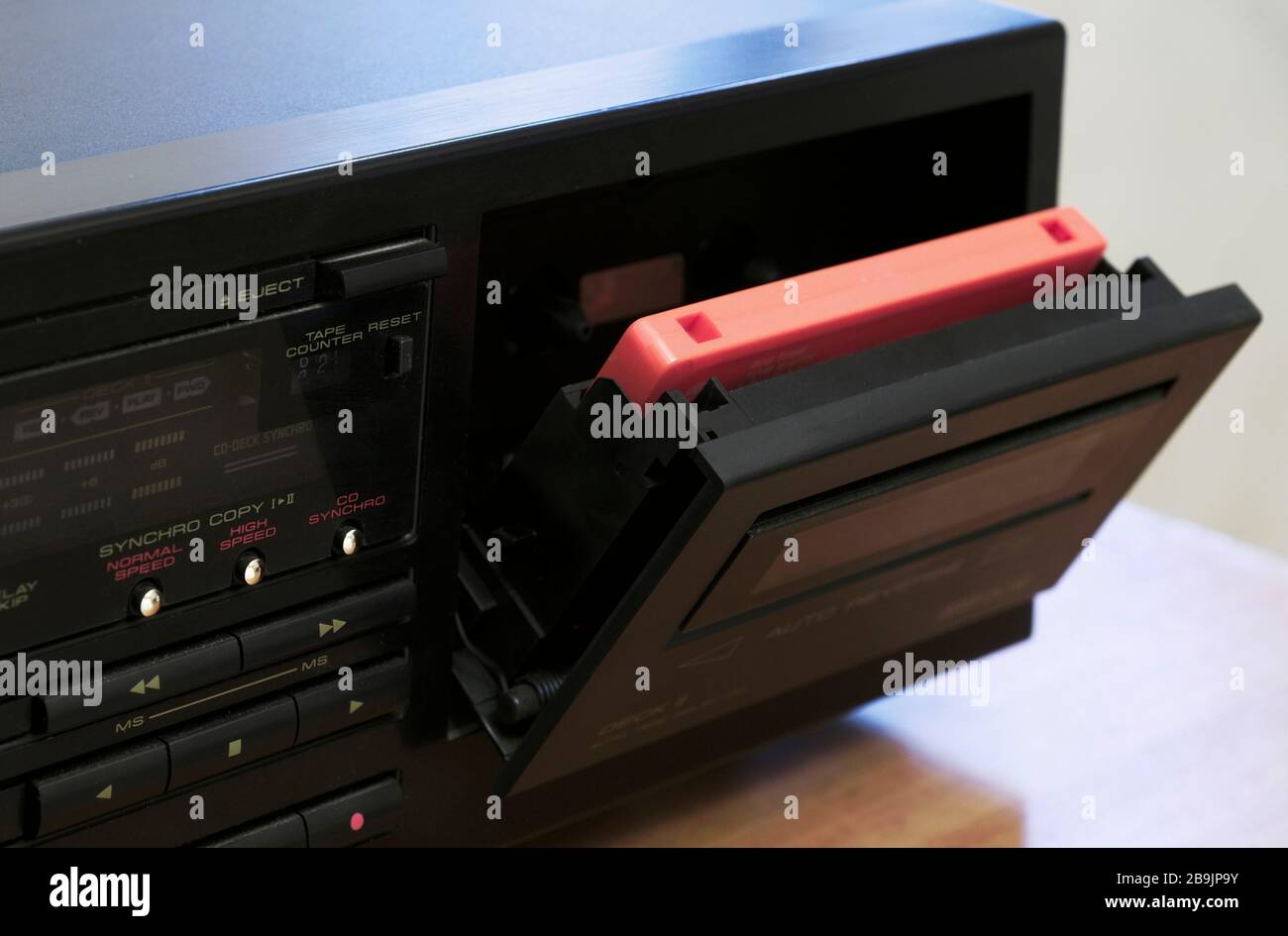 Stereo-Audio-Kassetten-Player Stockfoto