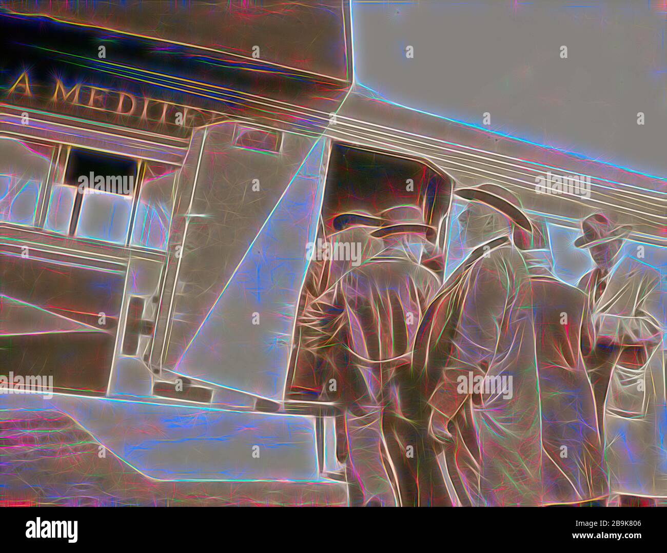 Centennial Ostern feiern. Heilige Jahr. Lateinischer Patriarch Abschied von der päpstliche Vertreter. Nehmen Sie auf der Rückfahrt nach Rom. 1933, im Nahen Osten, Israel und/oder Palästina Stockfoto