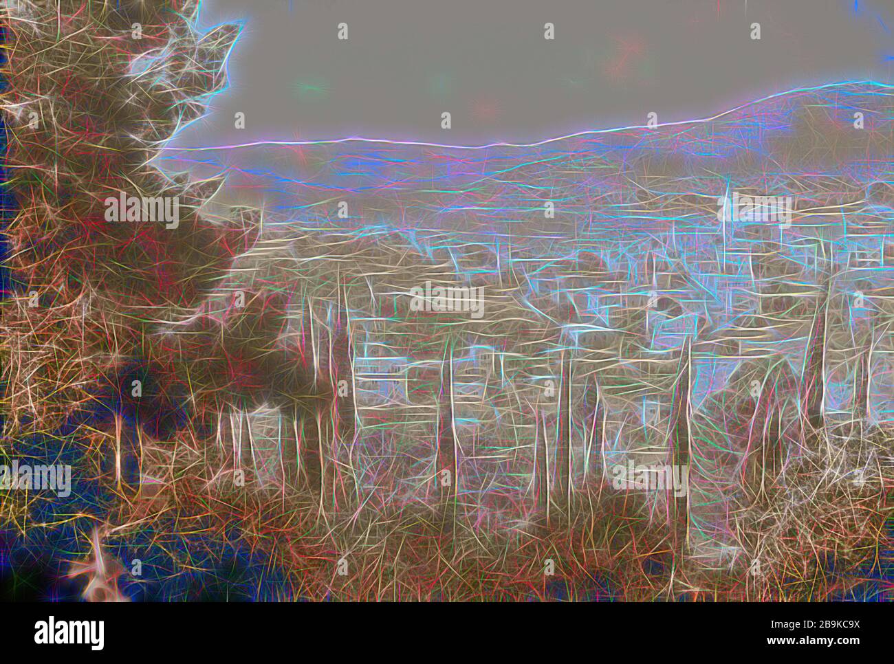 Ain Karim Ansichten. 1934, Jerusalem, Israel Stockfoto