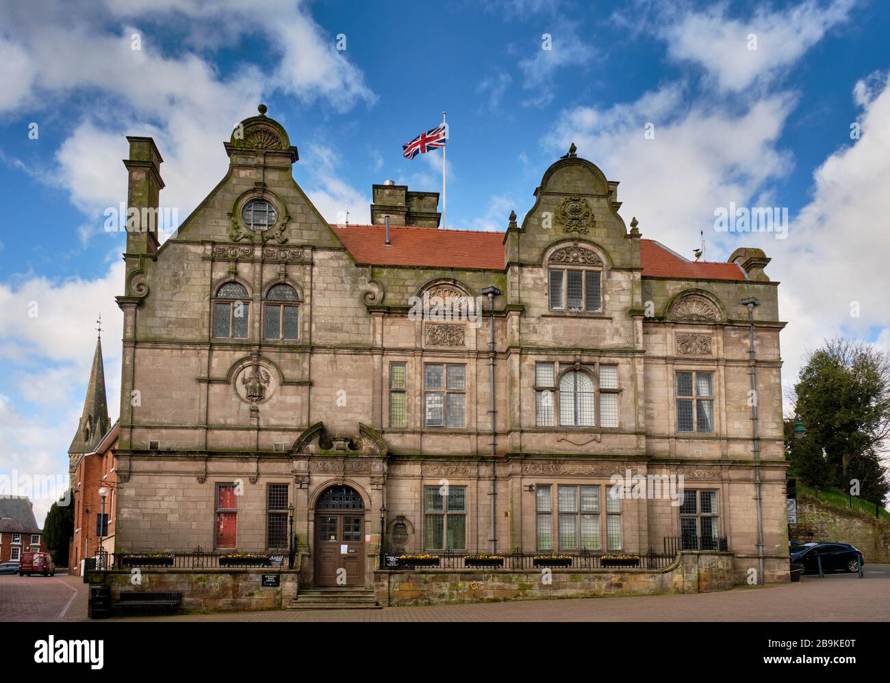 Oswestry Town Hall, Oswestry, Shropshire Stockfoto
