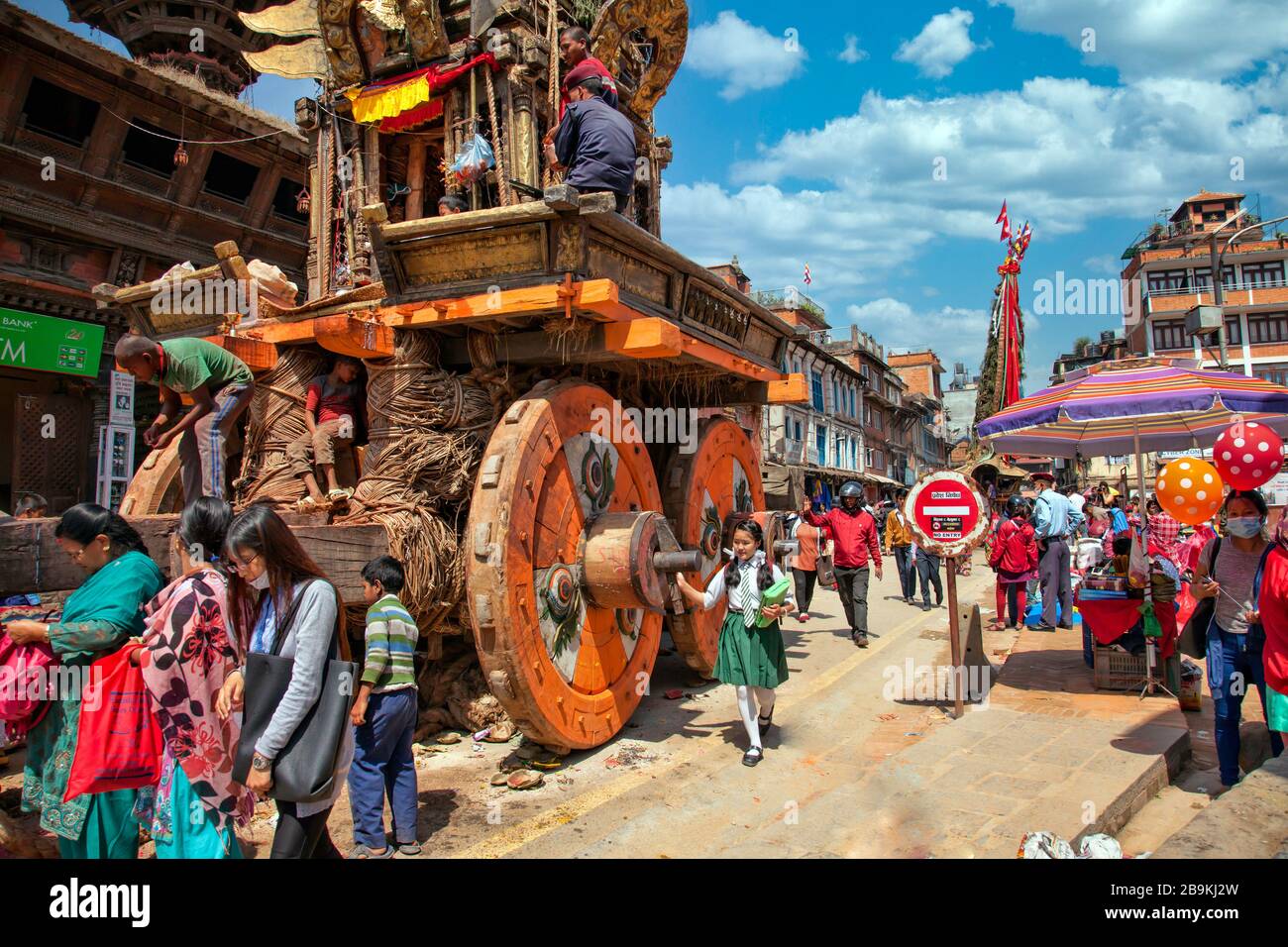 Patan Durbar Square in Kathmandu, Nepal Stockfoto