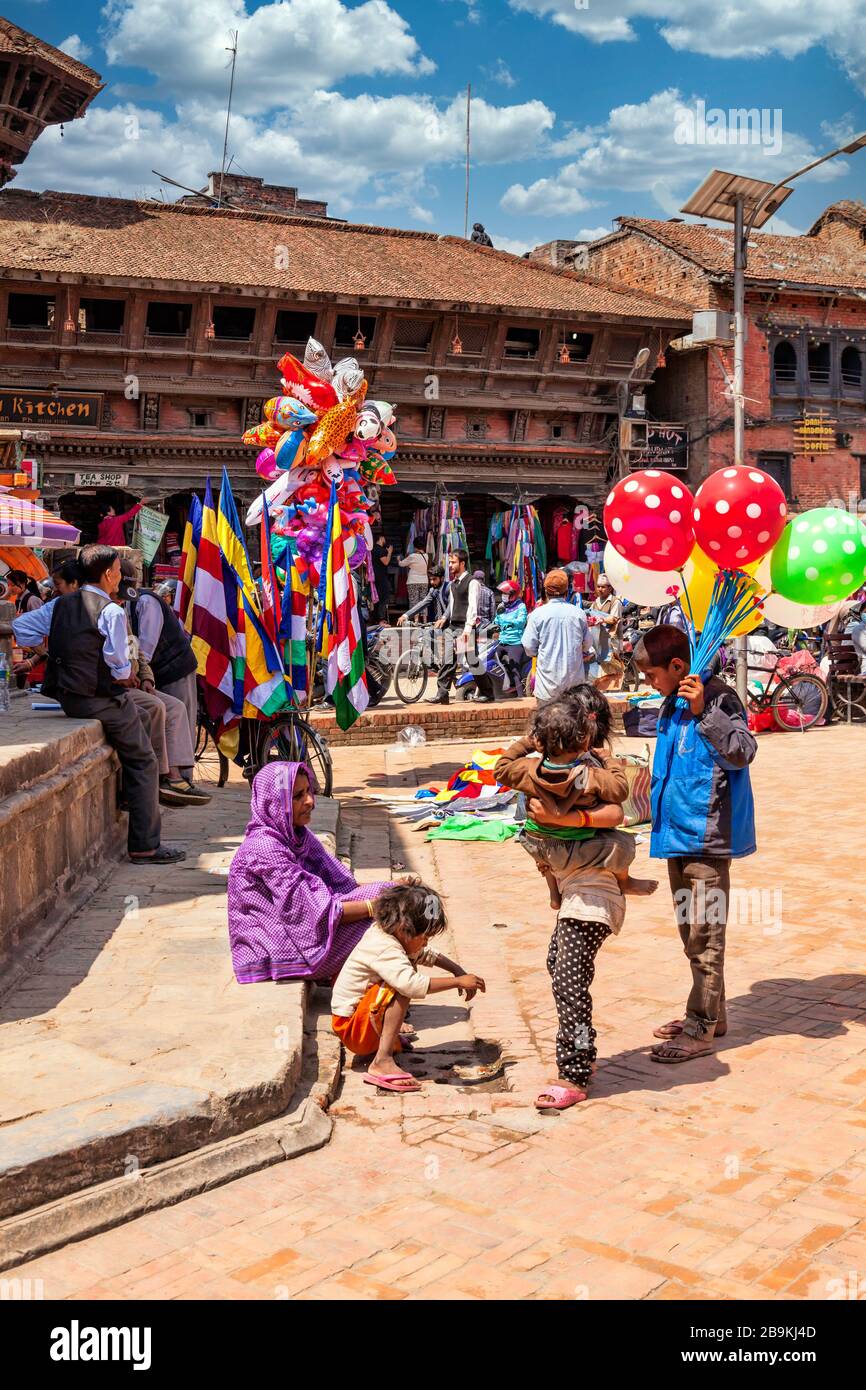 Patan Durbar Square in Kathmandu, Nepal Stockfoto