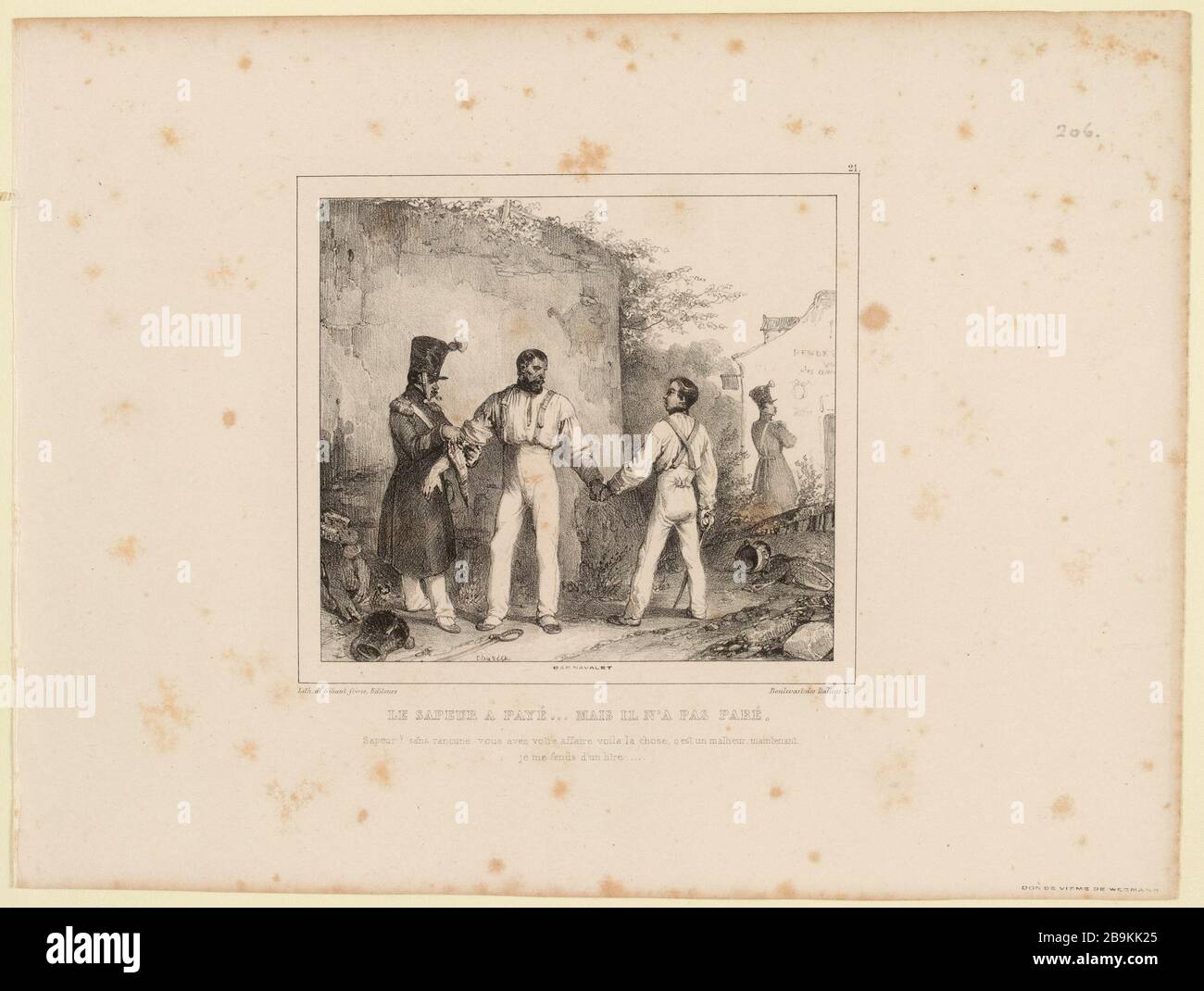 Sapper bezahlt ... aber es war nicht bereit ... / 21 (wie aufgeführt) ziviler und politischer Tag des militärischen Korporals. Teil. (Wie alle) Stockfoto