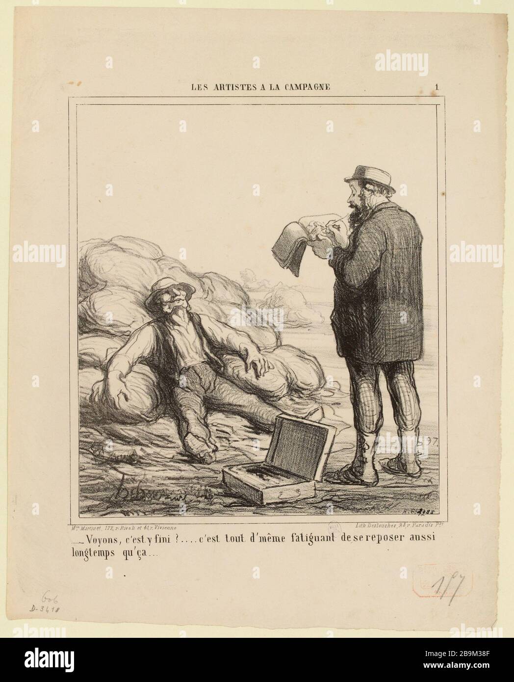 Die Künstler des Landes ... / 1 ​​ (wie aufgeführt) Stockfoto