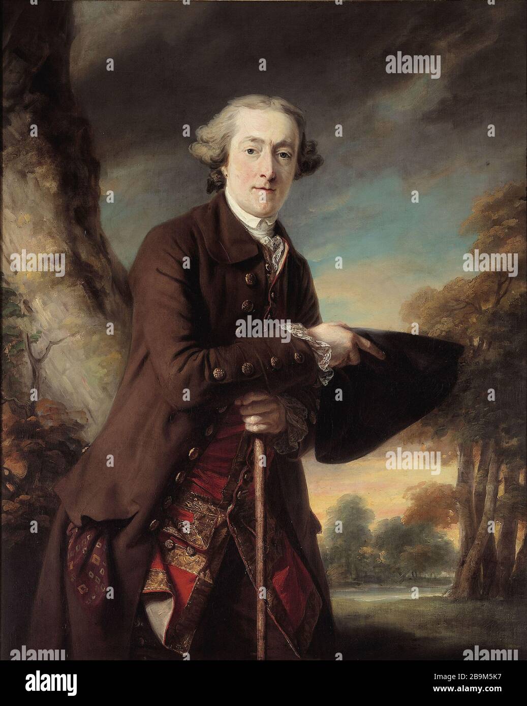 PORTRÄT VON CHARLES Colmore Francis Cotes. "Portrait de Charles Colmore, entre 1764 et 1764". Huile sur toile. Paris, musée Cognacq-Jay. Stockfoto
