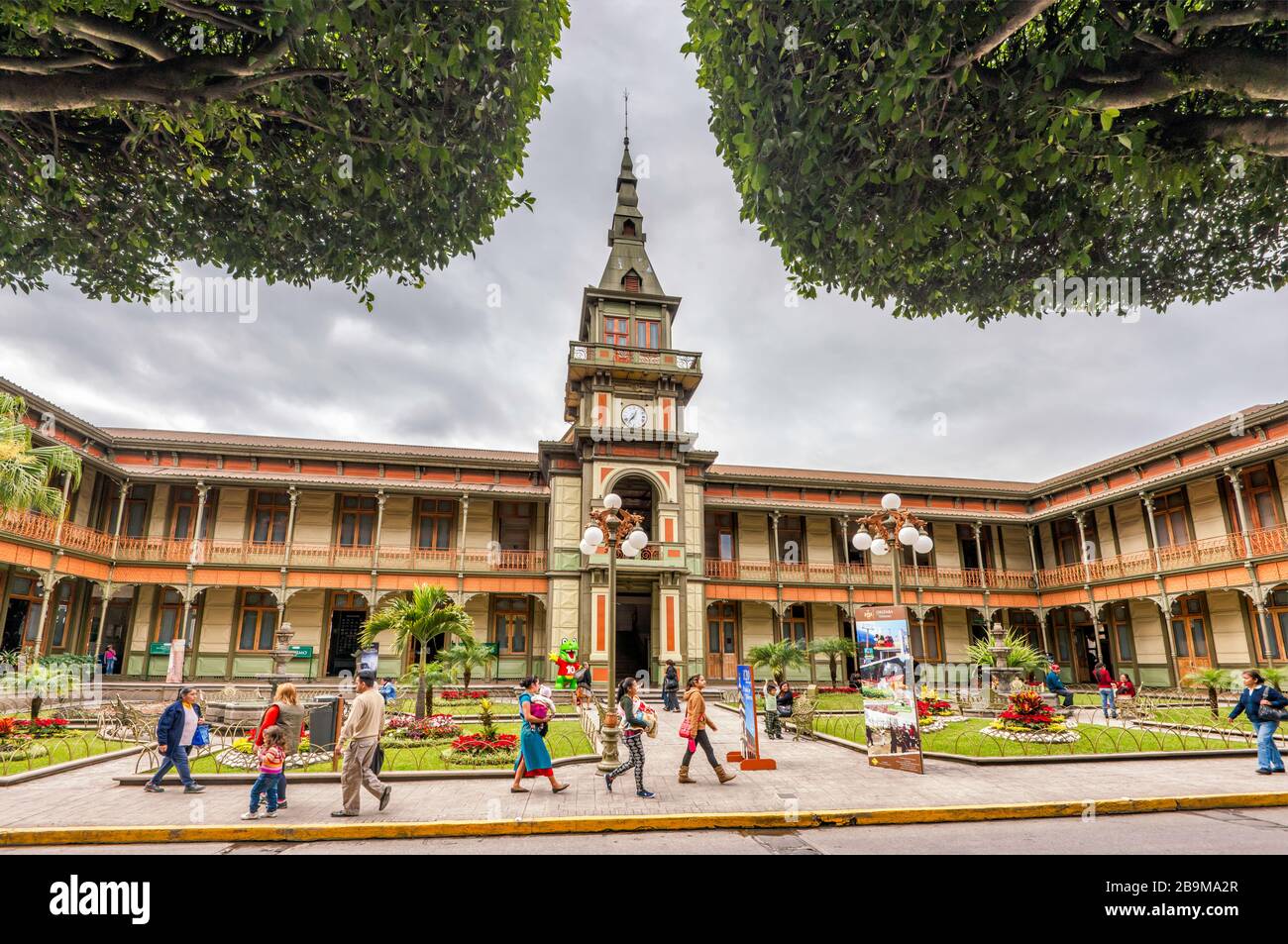 Palacio de Hierro (Eisenpalast), Jugendstil, entworfen von Gustave Eiffel, Plaza de Armas in Orizaba, Bundesstaat Veracruz, Mexiko Stockfoto