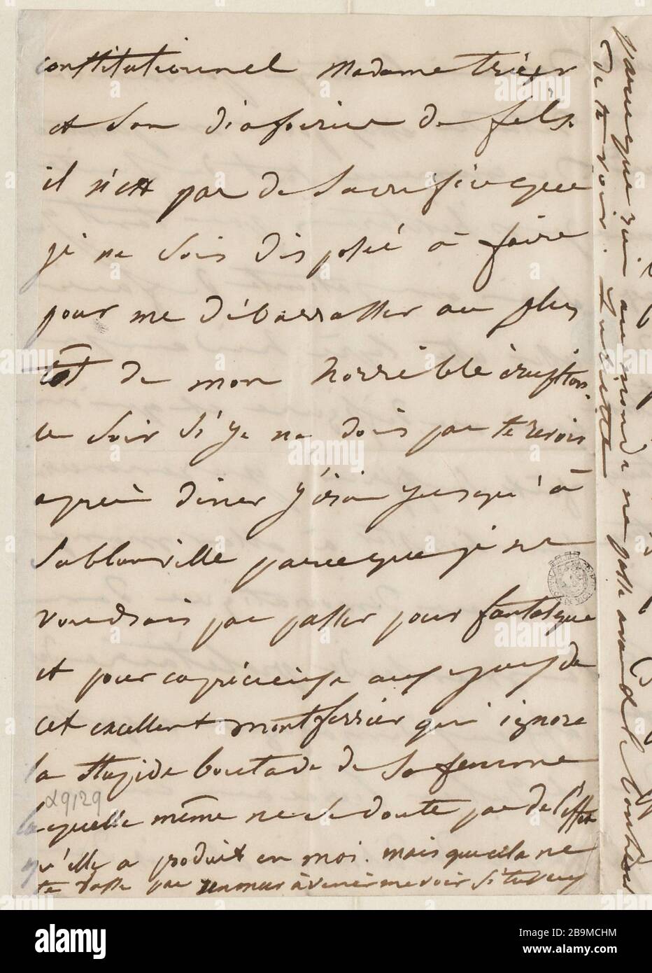 April 7 Uhr Mittwoch Morgen? [1851] Stockfoto