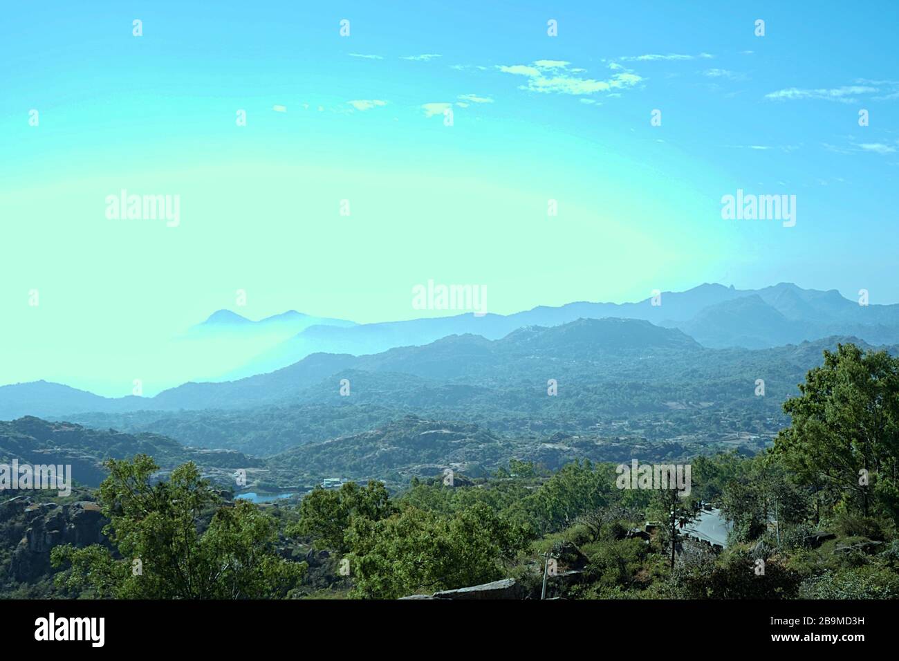 Mount abu ist der beste für Monsun (Bergstation) und Sonnenuntergang Stockfoto