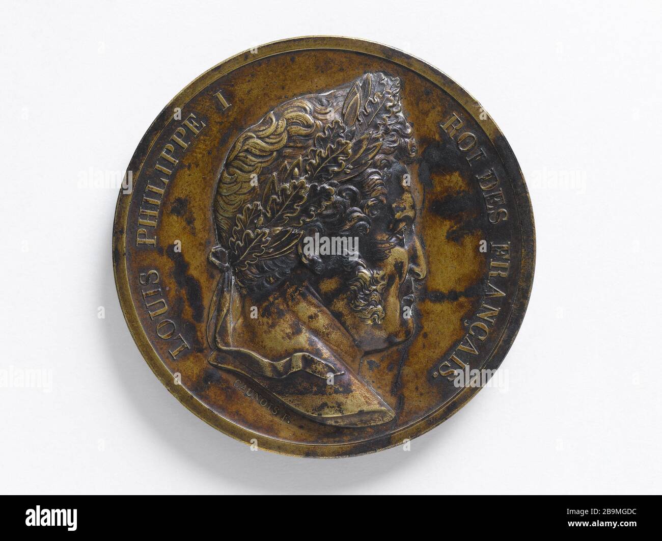 Einweihung der Julisäule, 28. Juli 1840 François-Augustin Caunois (1787-1859). Inauguration de la colonne de Juillet, 28 Juillet, 1840. Bronze. Paris, Musée Carnavalet. Stockfoto