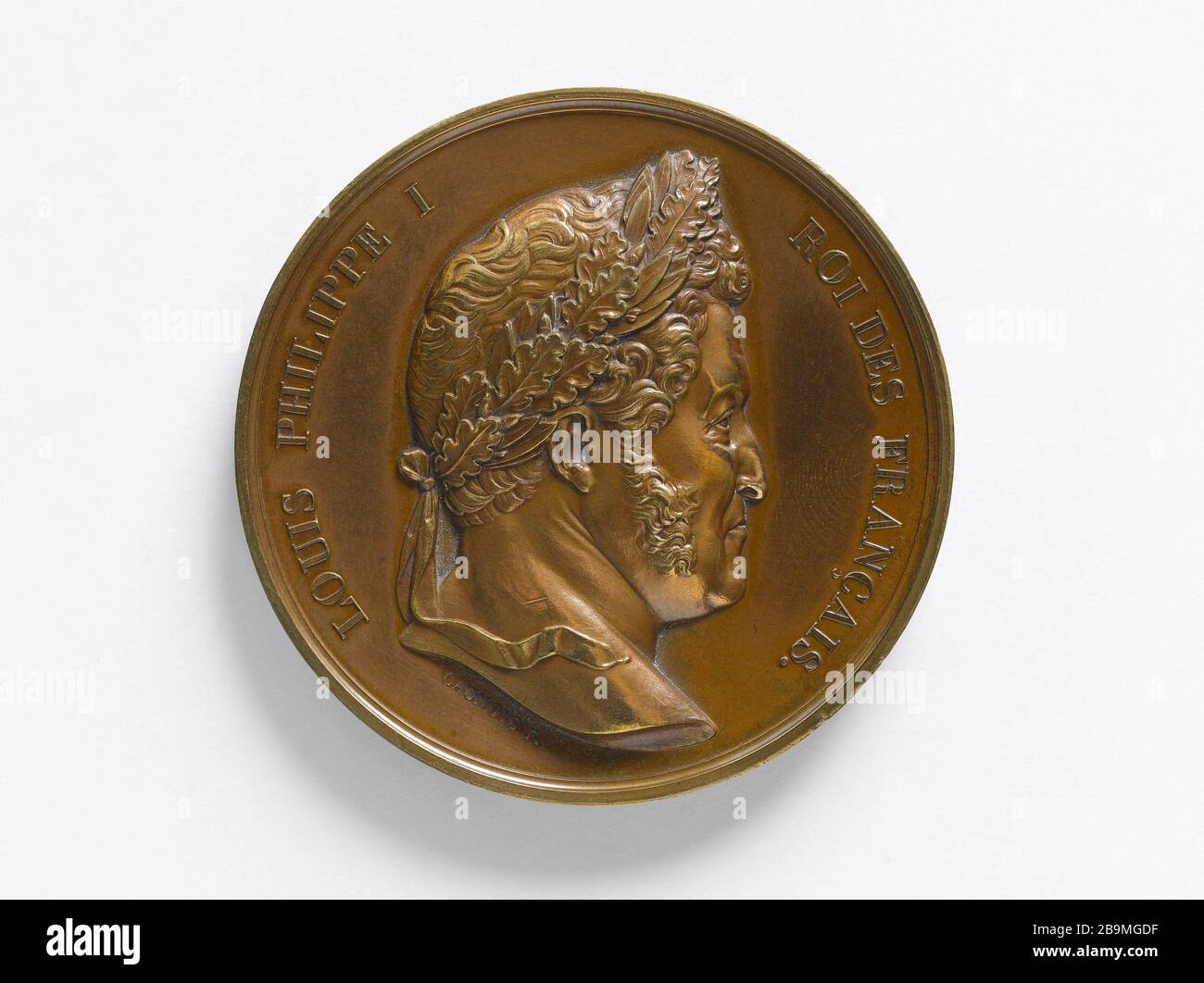 Einweihung der Julisäule, 28. Juli 1840 François-Augustin Caunois (1787-1859). Inauguration de la colonne de Juillet, 28 Juillet, 1840. Bronze. Paris, Musée Carnavalet. Stockfoto