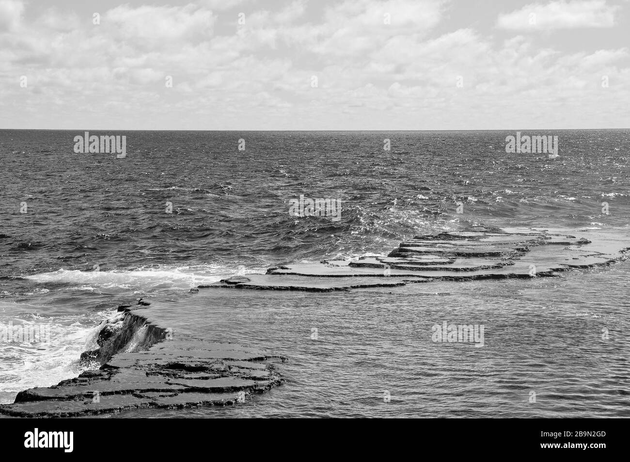 Mapu'a 'a Vaea Blowholes Stockfoto