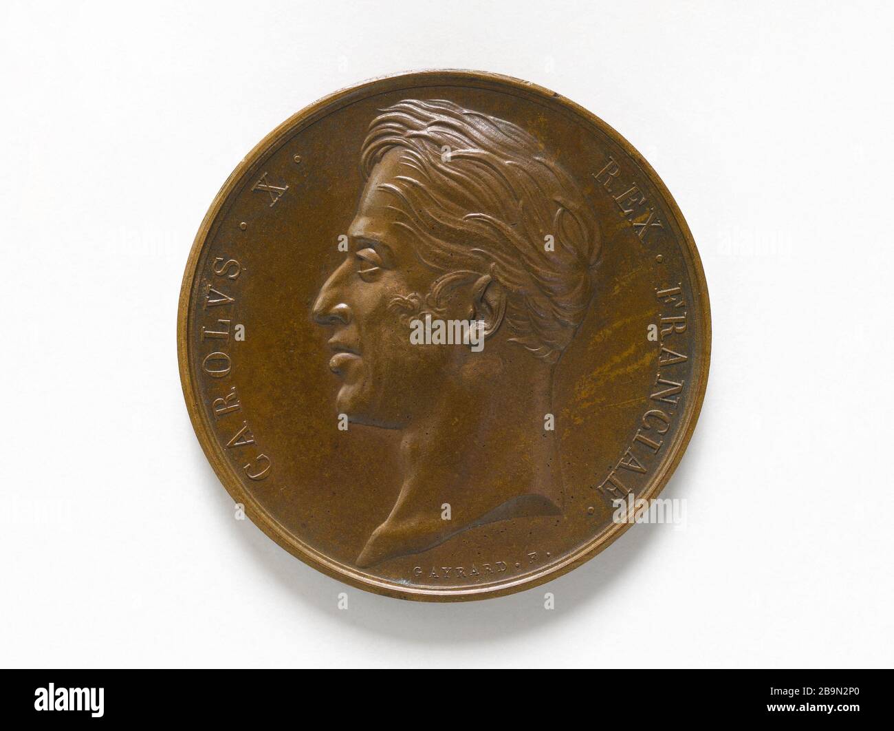 Krönung von Charles X in Rheims, 29. Mai, um 187 Raymond Gayrard (1777-1858). Sacre de Charles X à Reims, 29 Mai, 188. Bronze. Im Jahr 182. Paris, musée Carnavalet. Stockfoto