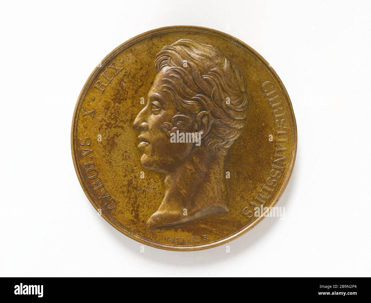 Krönung von Charles X in Rheims, 29. Mai, um 187 Raymond Gayrard (1777-1858). Sacre de Charles X à Reims, 29 Mai, 188. Bronze. Im Jahr 182. Paris, musée Carnavalet. Stockfoto