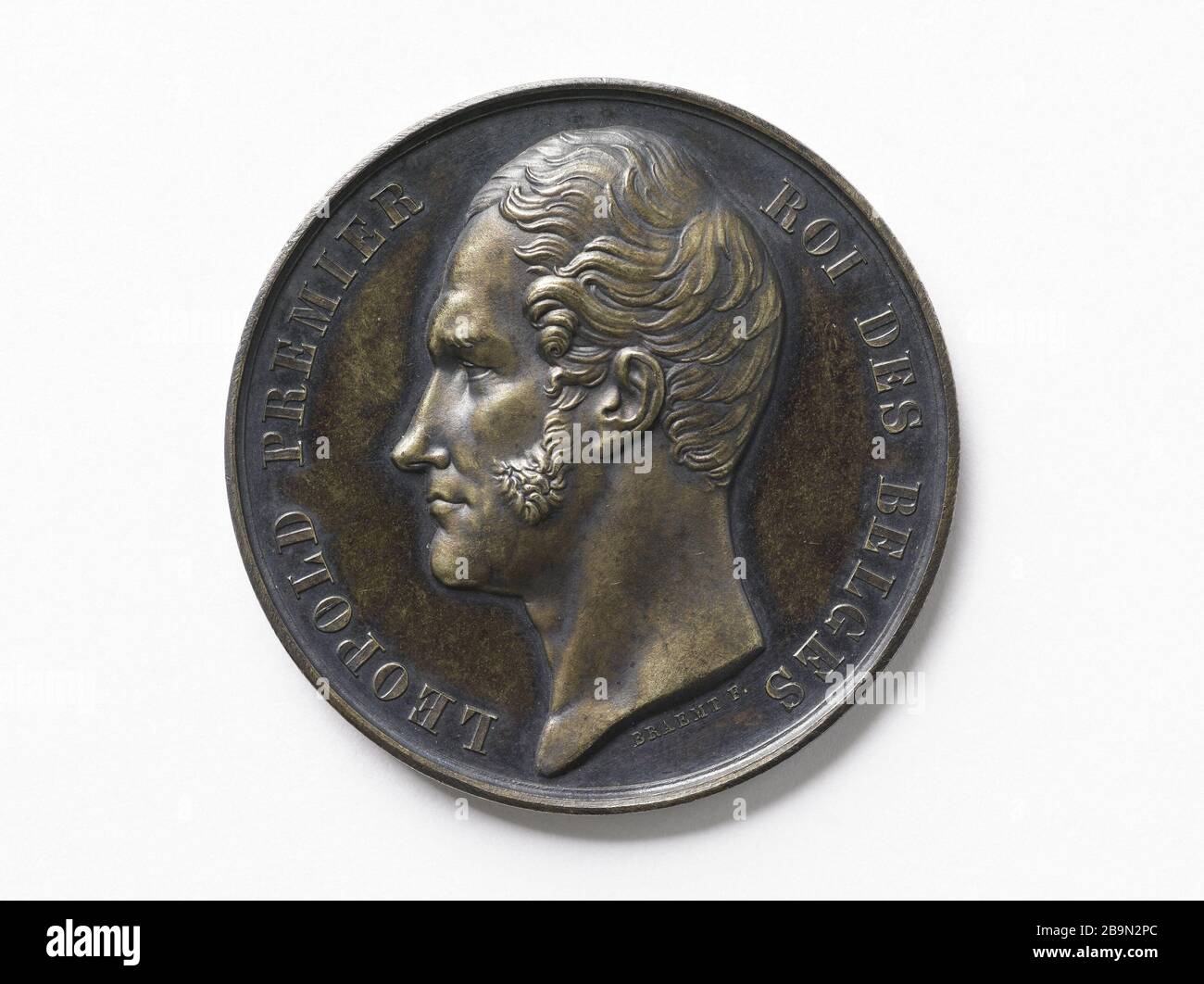 Tribut an Rachel und Miss Rachel (1821-1858), Schauspielerin, Joseph Pierre Braemt aus dem Jahr 1852. Hommage à Rachel ou Mademoiselle Rachel (1821-1858), actrice, 1852. Bronze recouvert d'une Plaque de cuivre, 1852. Paris, musée Carnavalet. Stockfoto