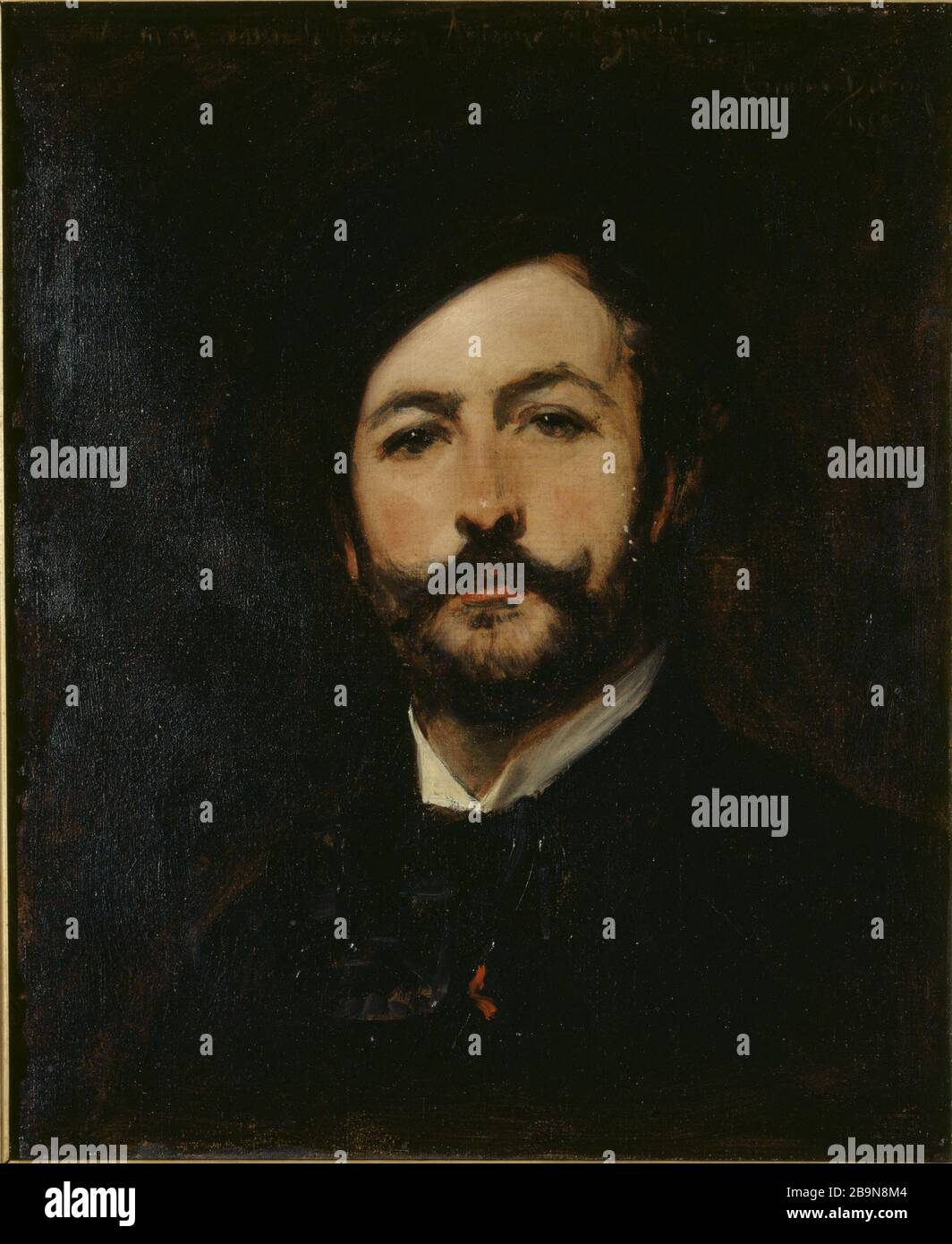 Baron Antoine Ezpeleta Carolus-Duran (Charles Emile Auguste-Durand, 1837-1917). "Le Baron Antoine d'Ezpeleta", 1882. Musée des Beaux-Arts de la Ville de Paris, Petit Palais. Stockfoto