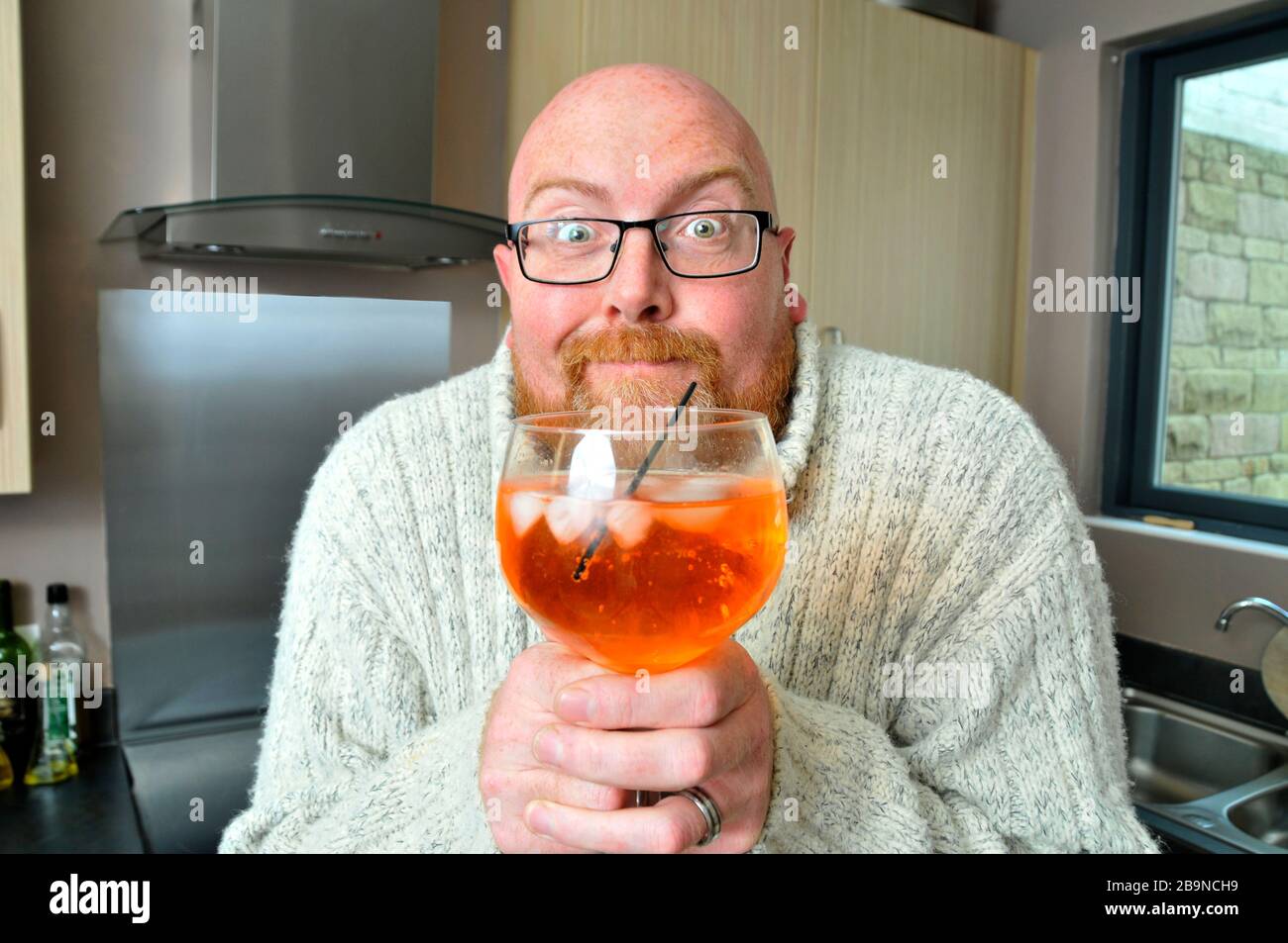Tagsüber trinken Stockfoto
