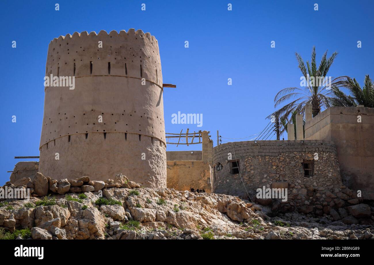 Wadi Shab, Oman Stockfoto