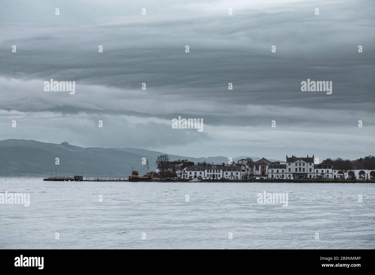 Inveraray Stadt am westlichen Ufer von Loch Fyne in Schottland Stockfoto