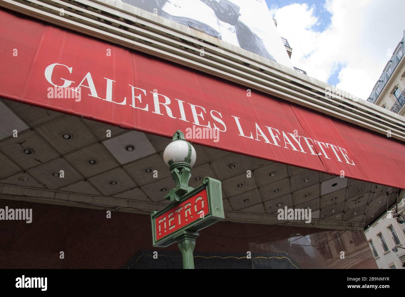 Galeries Lafayette in Paris Frankreich Stockfoto